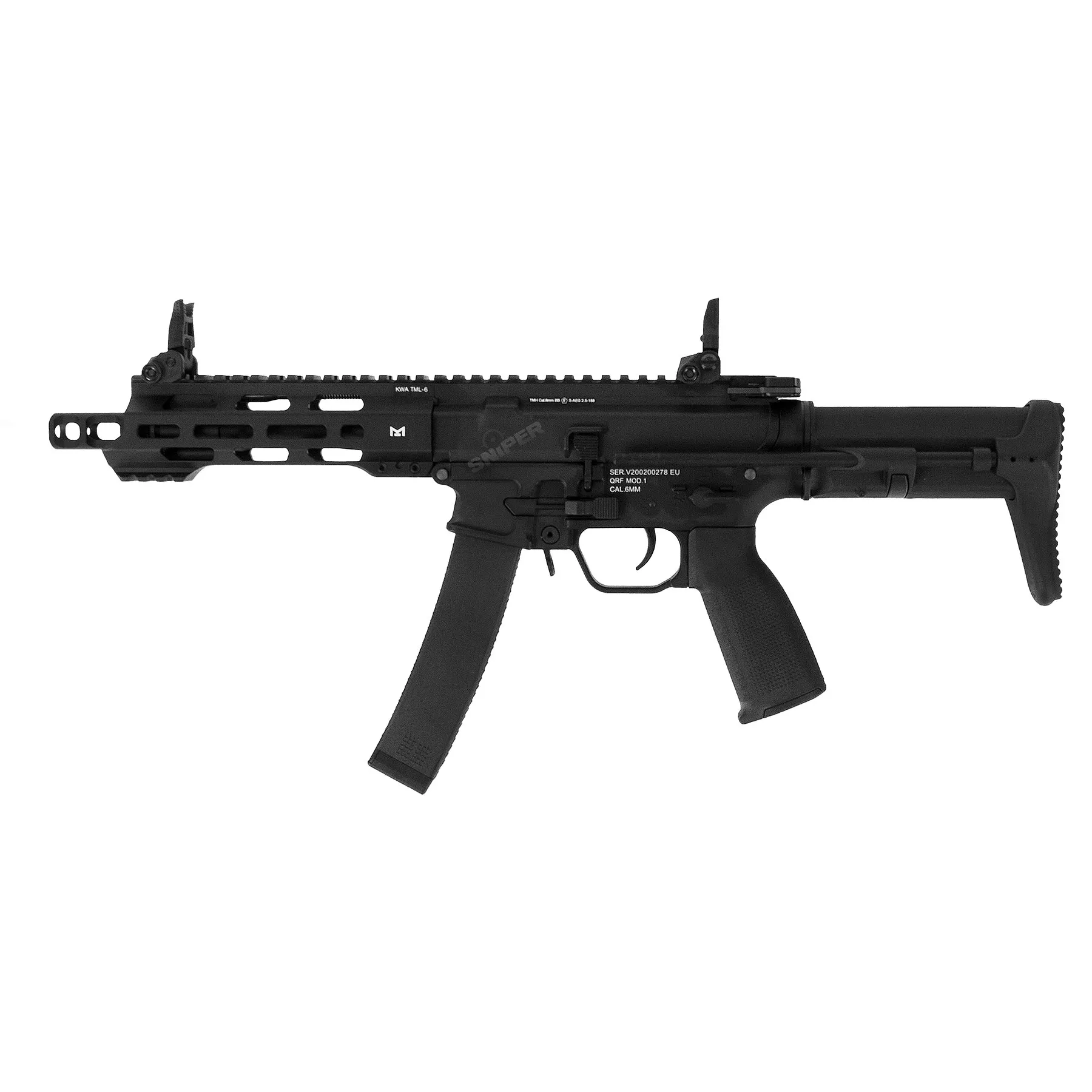KWA QRF Mod.1, (S)AEG, Black