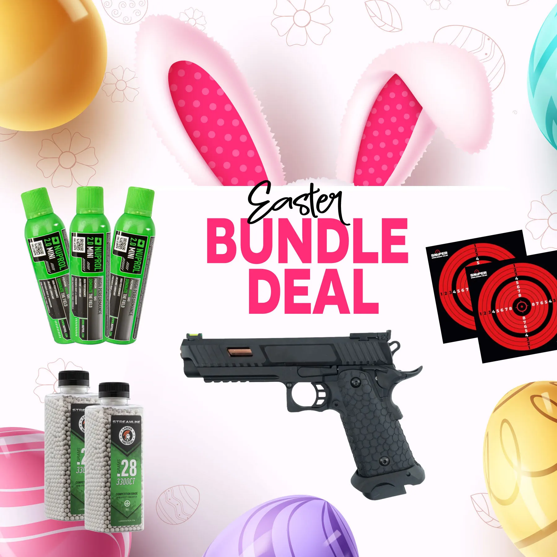 Easter Bundle - Reapo JW3 BABA YAGA Hi-Capa Softair Pistole, CO2 und GAS