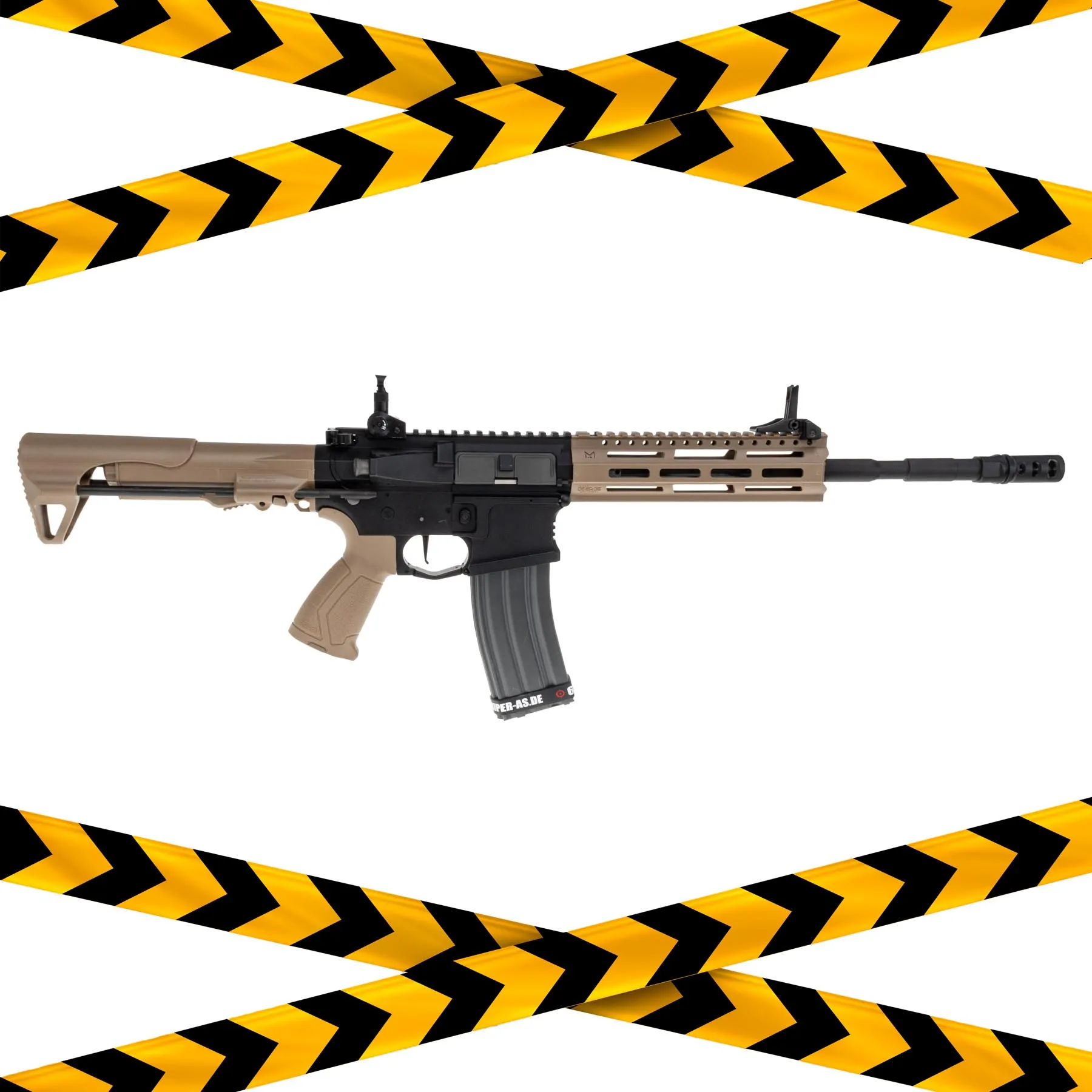 B-Ware CM16 Raider L 2.0E, Desert < 0,5 Joule, AEG Softair Gewehr