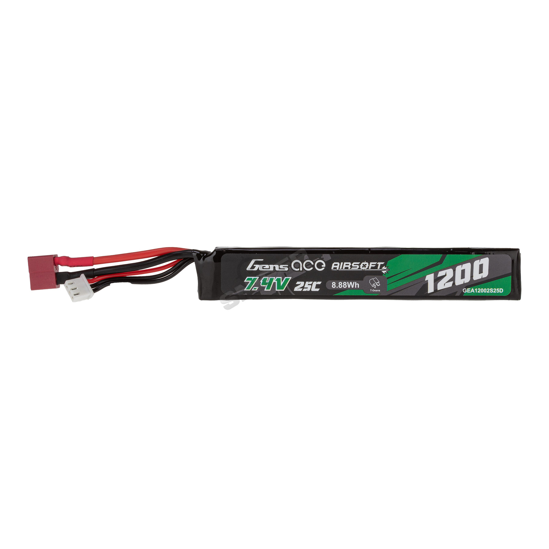Dean 7,4V 1200mAh 25C LiPo-Akku, 1 Stick