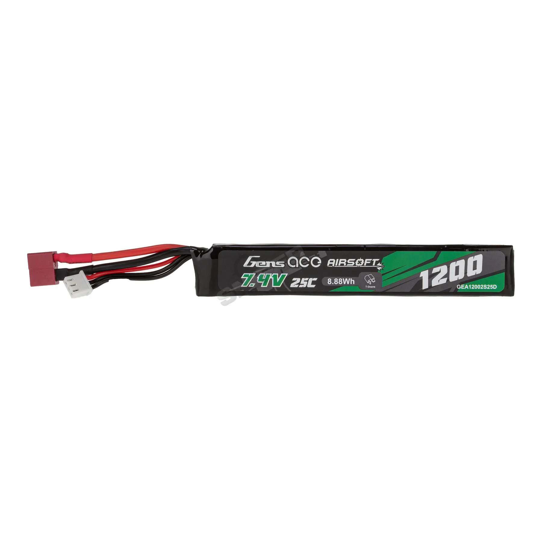 Dean 7,4V 1200mAh 25C LiPo-Akku, 1 Stick Dean 7,4V 1200mAh 25C LiPo-Akku, 1 Stick