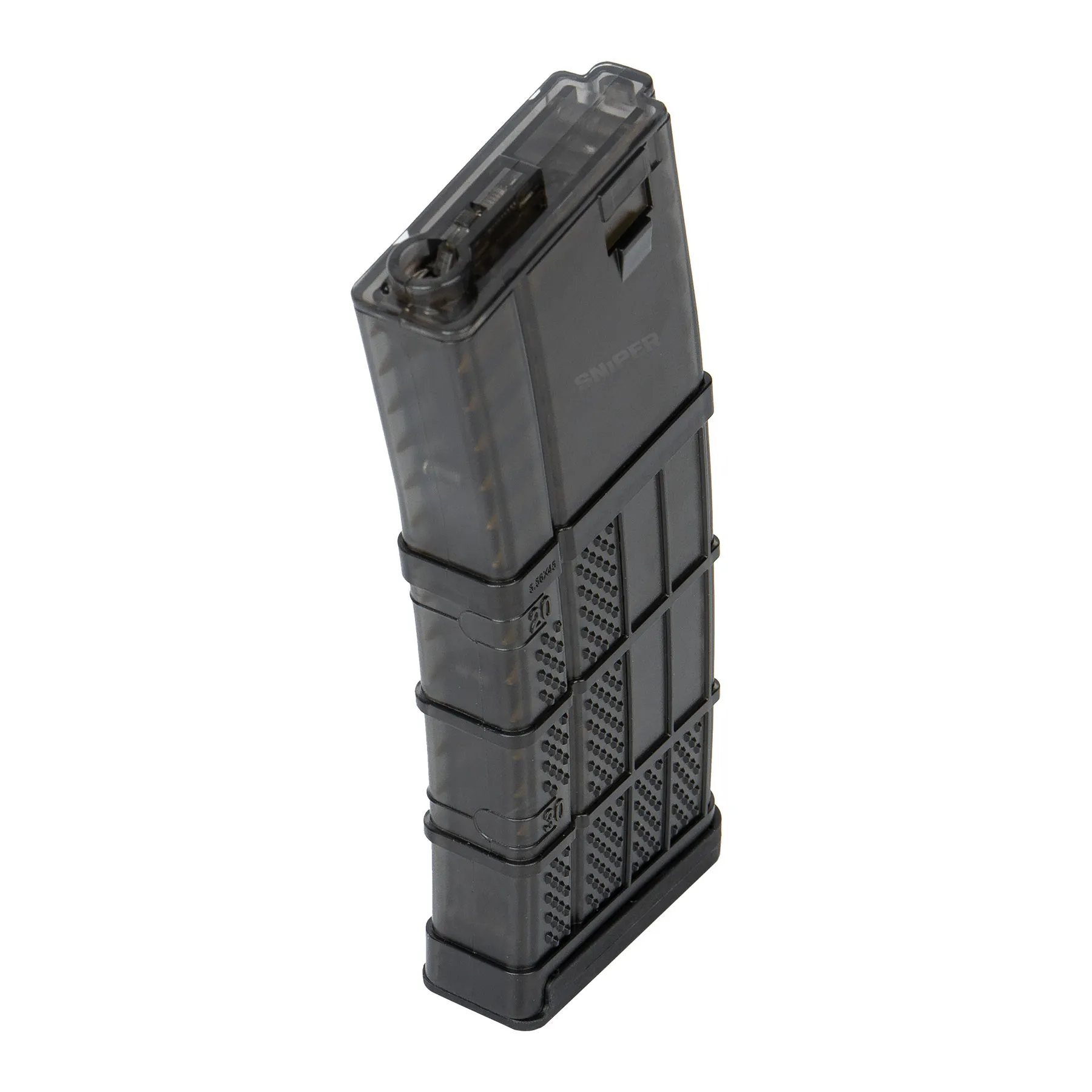 Nuprol L-Mag Mid Cap Mag 130rds, Clear