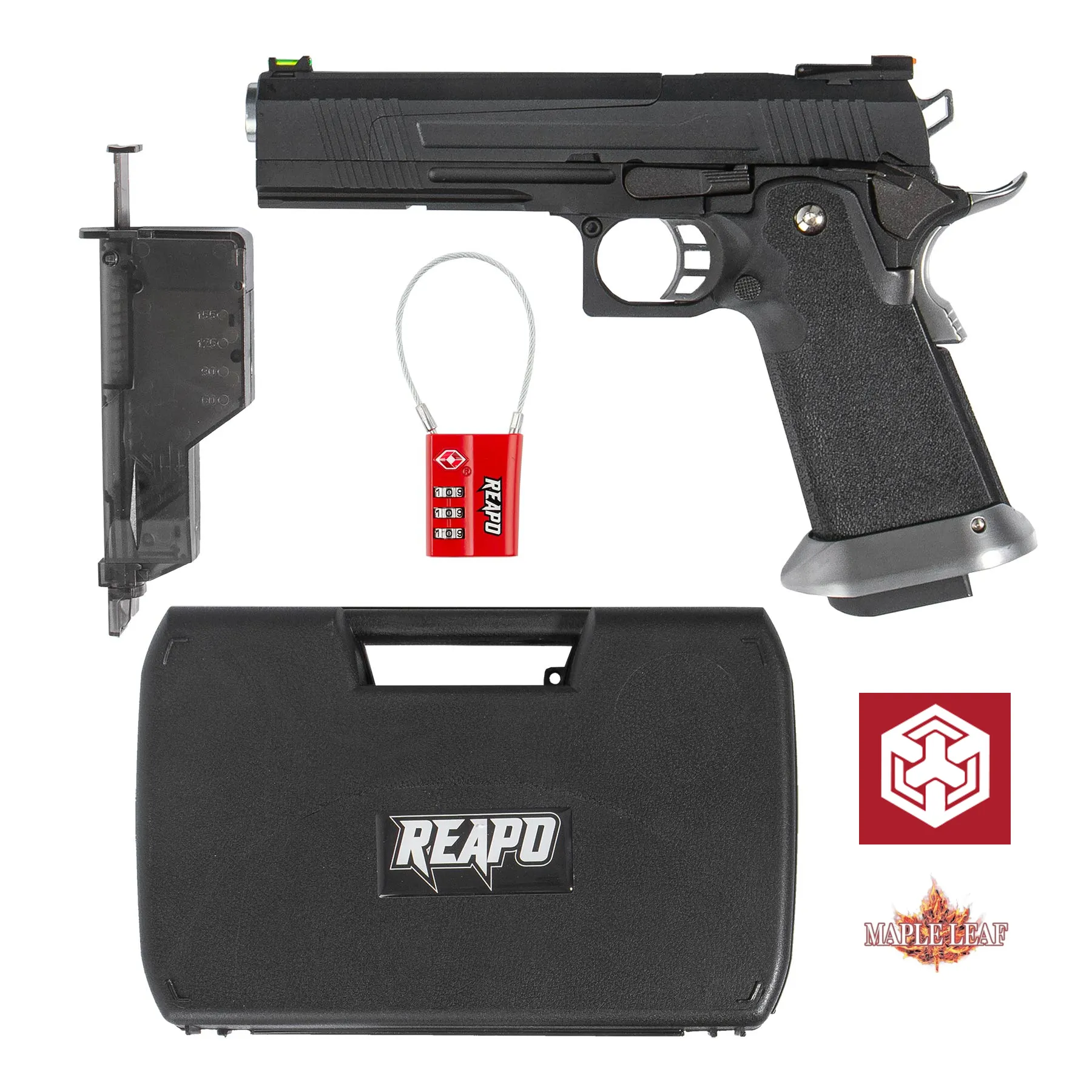 SAC Custom HX1002 Hi-Capa 5.1 Split Slide, GBB SAC Custom HX1002 Hi-Capa 5.1 Split Slide, GBB