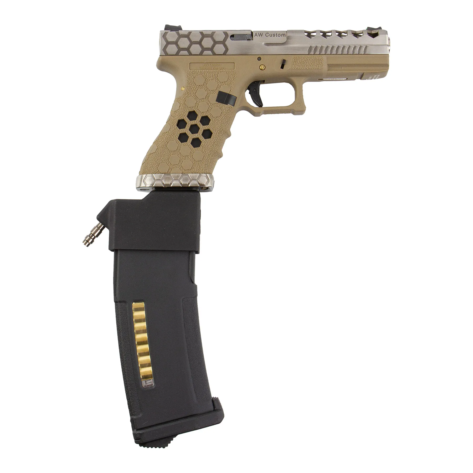 HPA Set SAC Custom VX0110 Hex Cut HPA US Softair Pistole