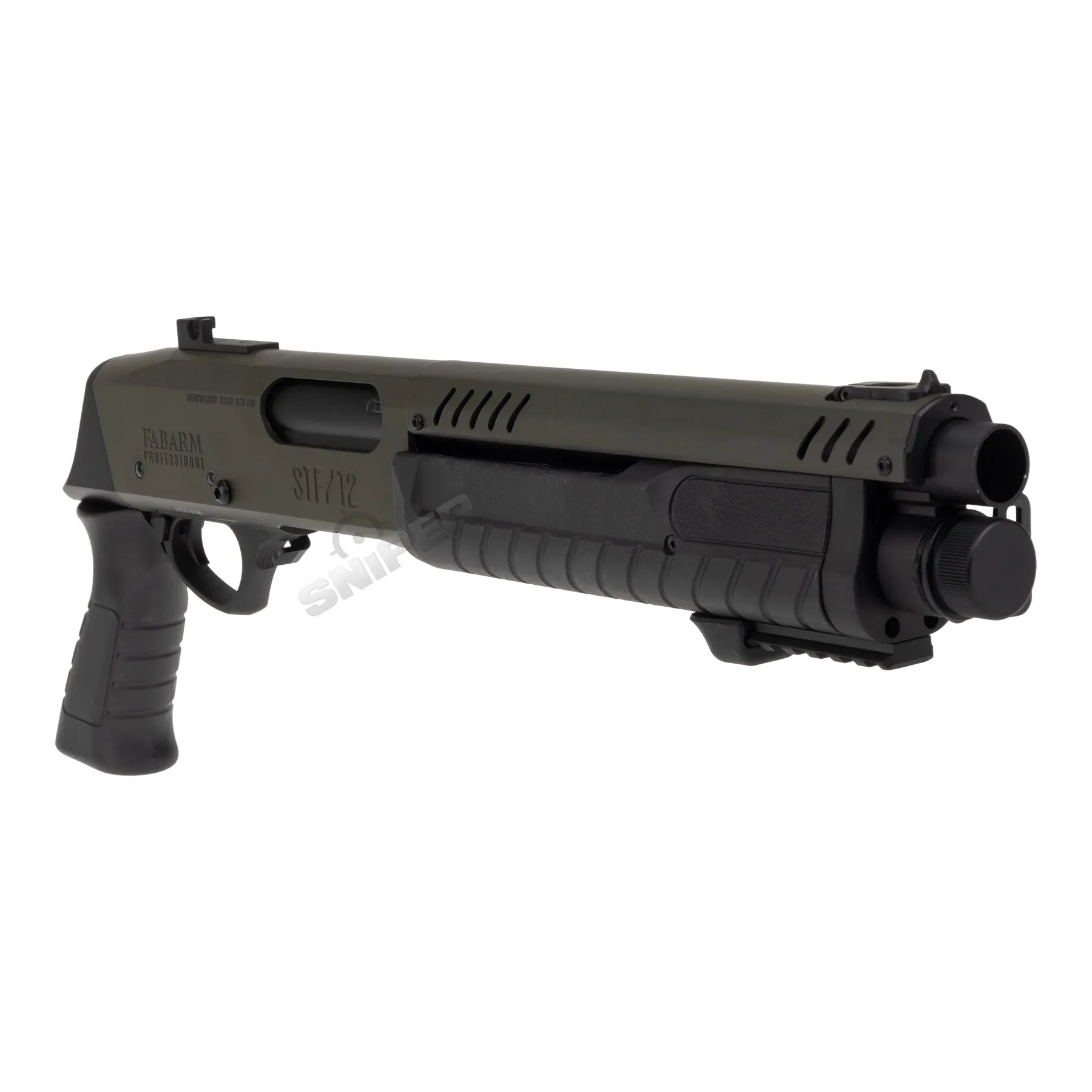 Fabarm STF12 Short Initial 11" Gas Pumpgun, OD Fabarm STF12 Short Initial 11" Gas Pumpgun, OD