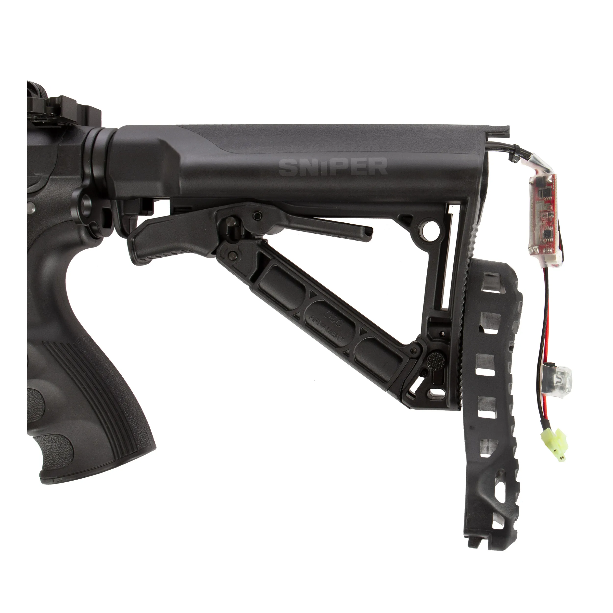 CM16 SRS ETU < 0,5 Joule Black, AEG Softair Gewehr