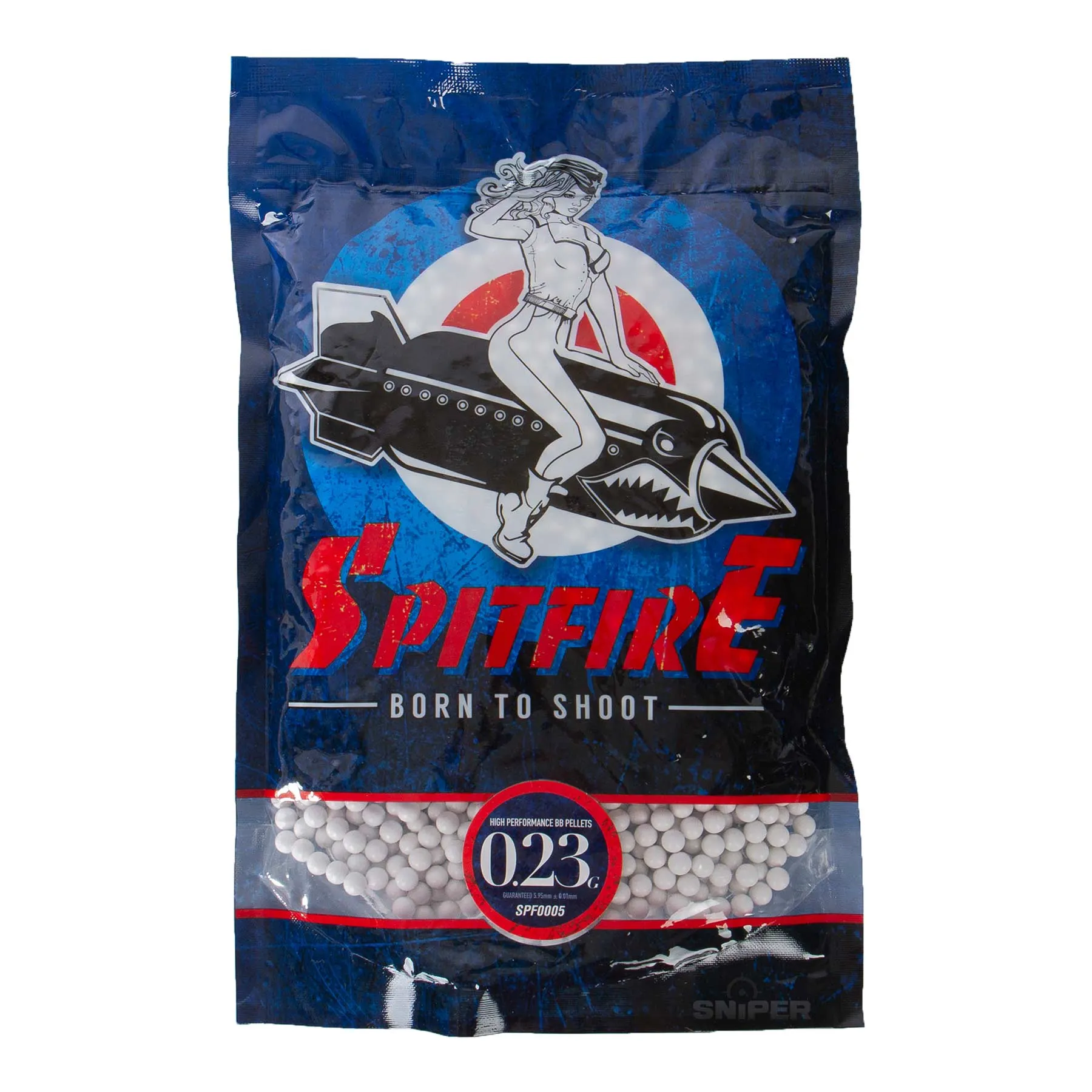 Spitfire 0,23g BBs, 4350rds.