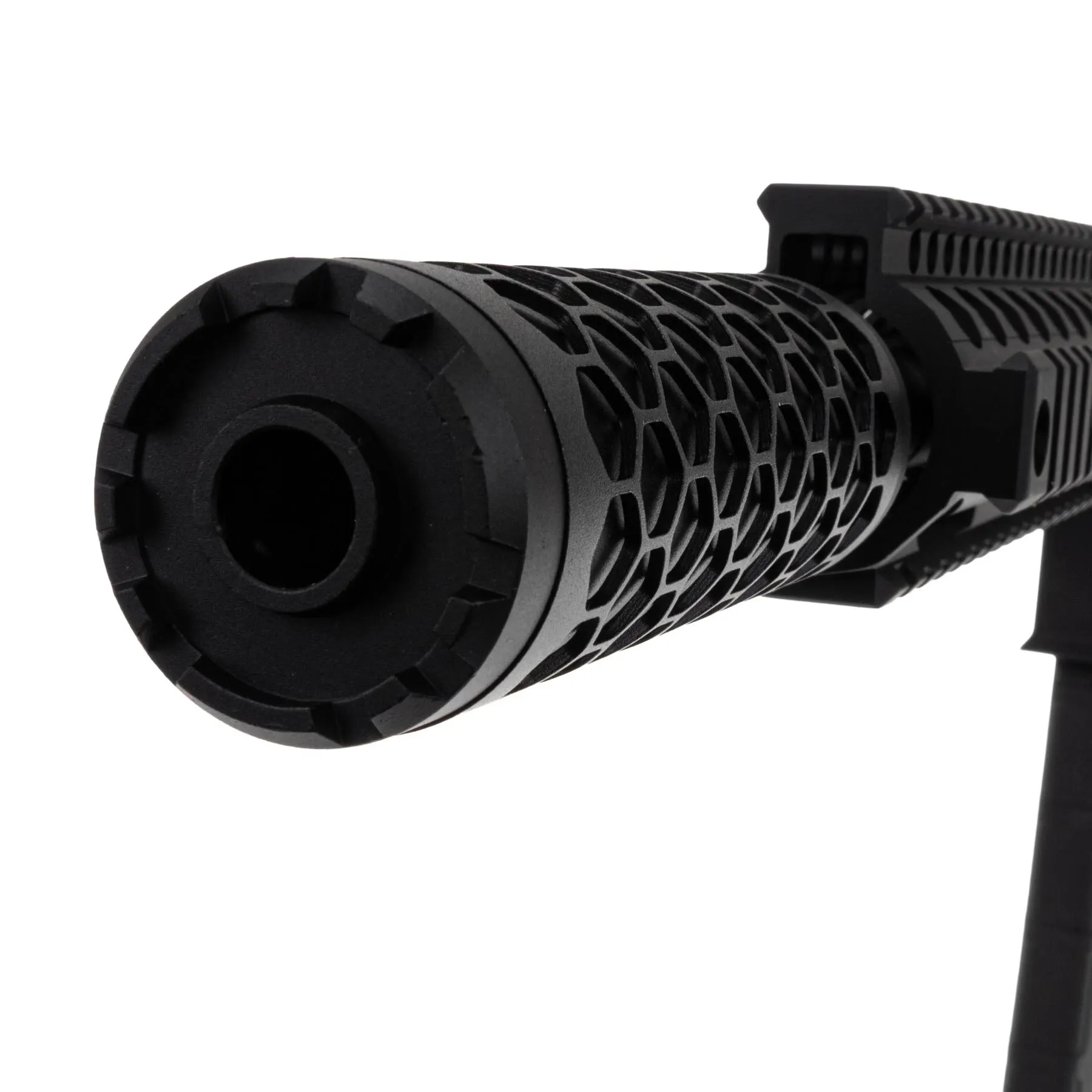 Reapo Hexa-Silencer Short 14mm CCW, Black