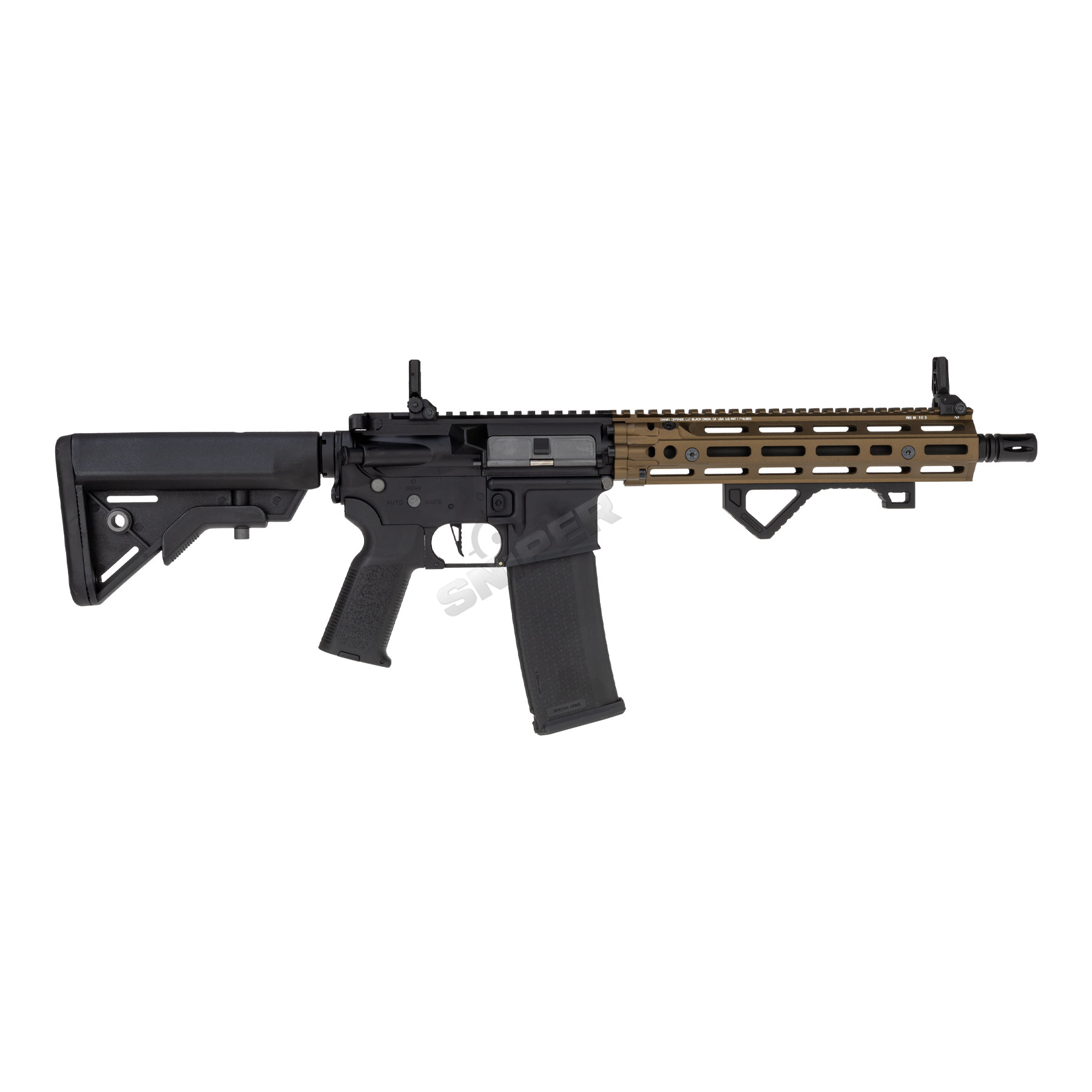 Specna Arms SA-E27 10,5" RIS III Edge w/ HAL ETU, Chaos Bronze