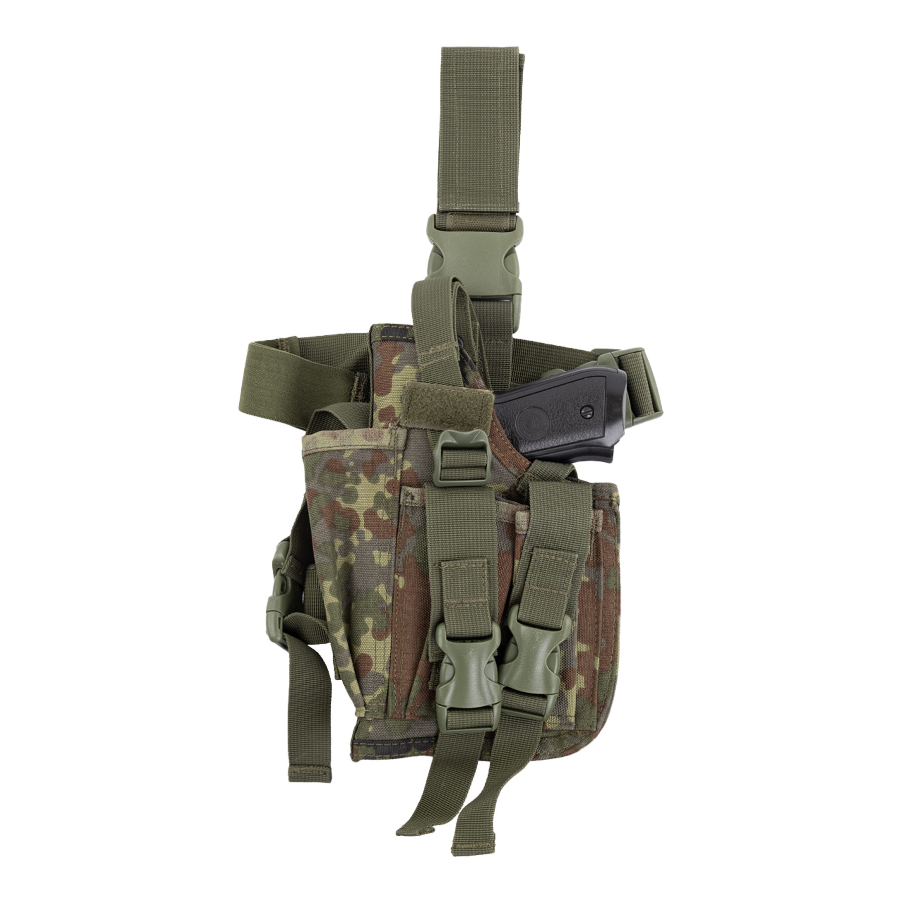 Invader Gear SOF Holster, Links, Flecktarn