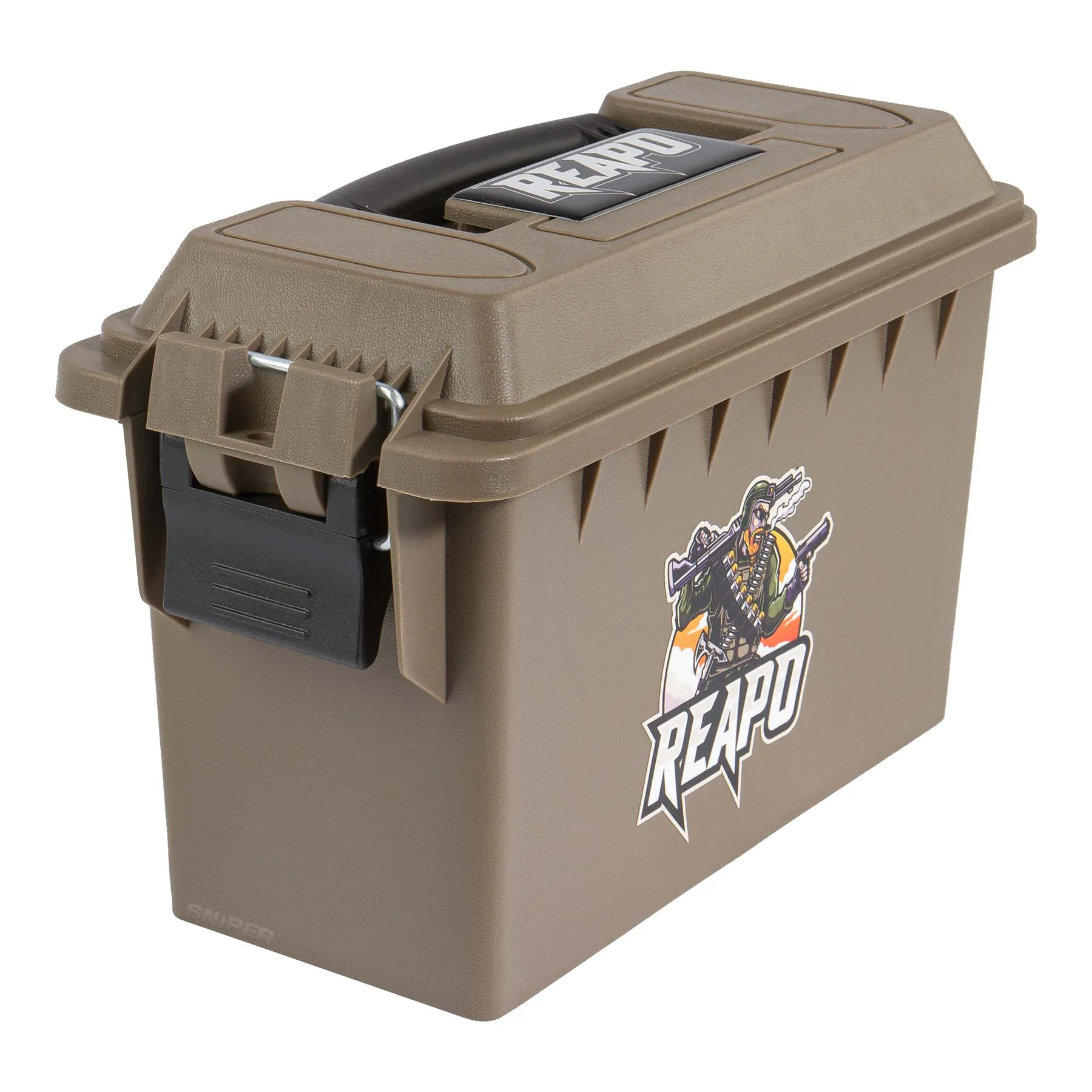 Kunststoff Munitionskiste, 24,5 x 10,8 x 14,5 cam tan Kunststoff Munitionskiste, 24,5 x 10,8 x 14,5 cam tan