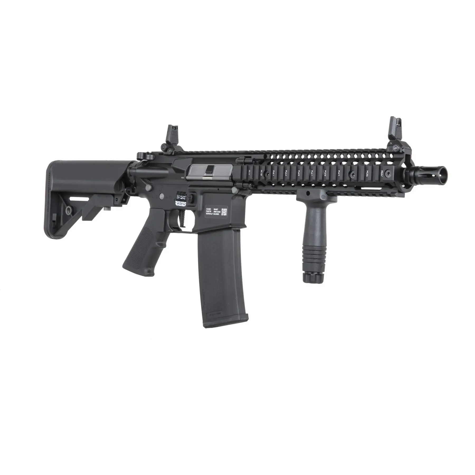 Specna Arms SA-P19 Prime Daniel Defense MK18 w/ Aster ETU (S)AEG, Black Specna Arms SA-P19 Prime Daniel Defense MK18 w/ Aster ETU (S)AEG, Black