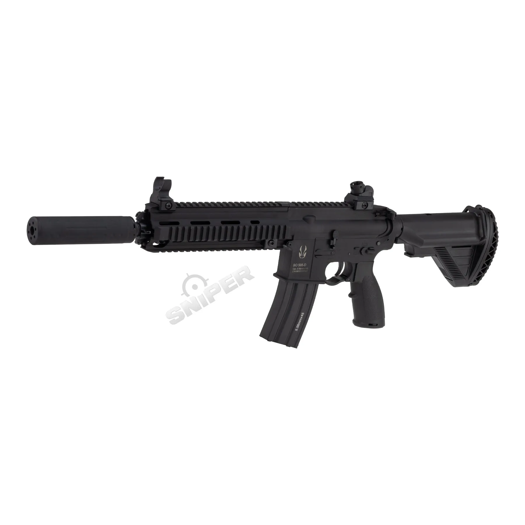 Einsteiger Set #1 - BO Delta 595 Polymer 11" w/ Nebula ETU + Silencer Pack Noir BO Delta 595 Polymer 11" w/ Nebula ETU + Silencer Pack Noir