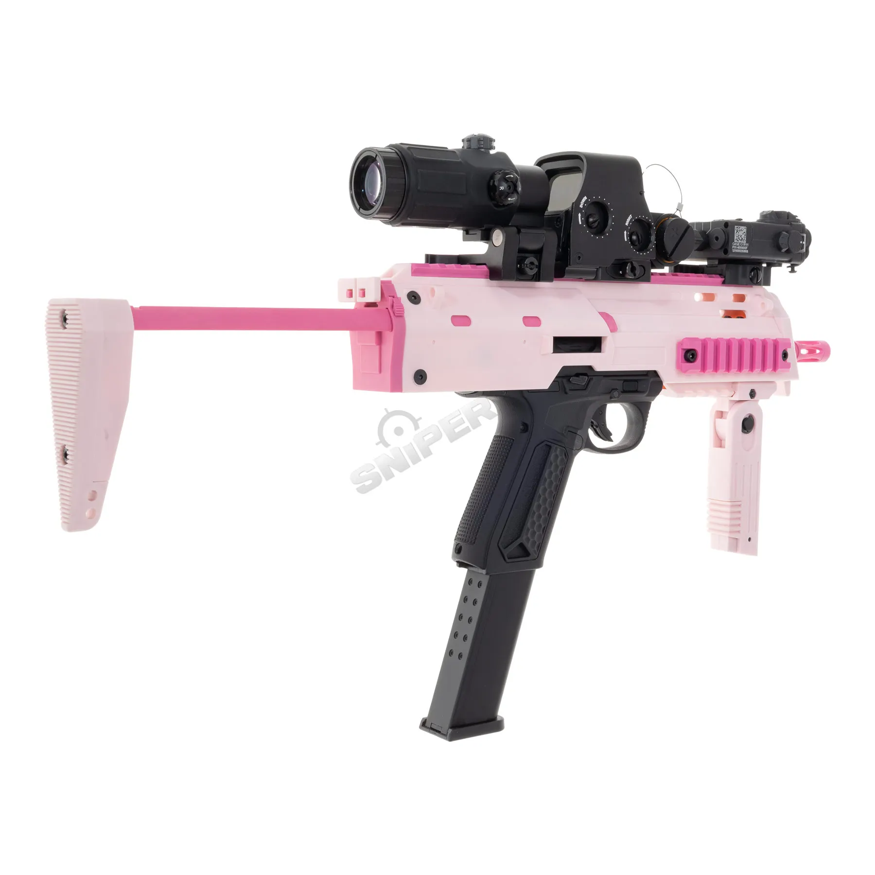 Prep my Airsoft - Action Army AAP 01 Assassin GBB Softair Pistole, Black/Pink Ultra