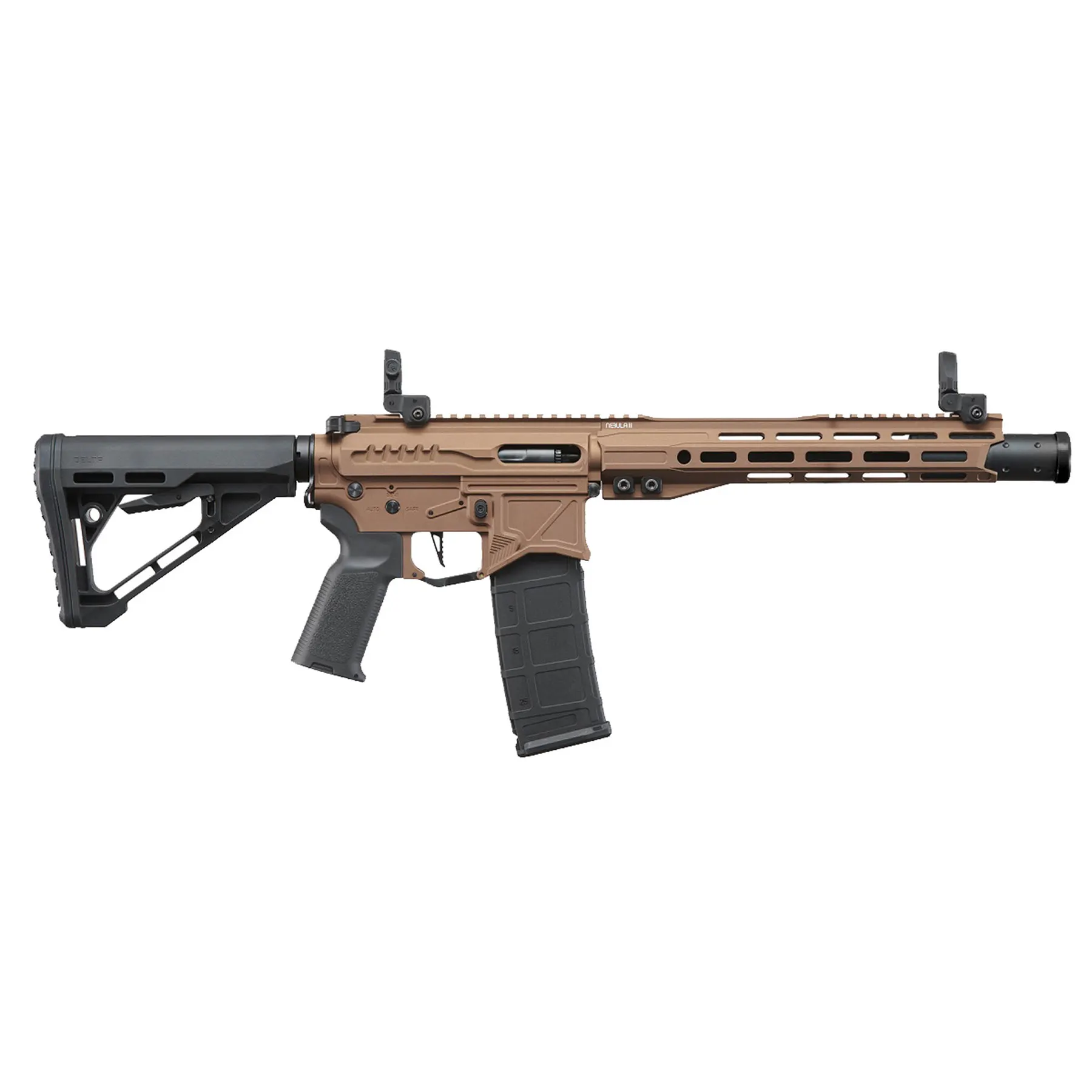 Zion Arms Gen4 w/ Nebula II 10" M-Lok (S)AEG, Choclate