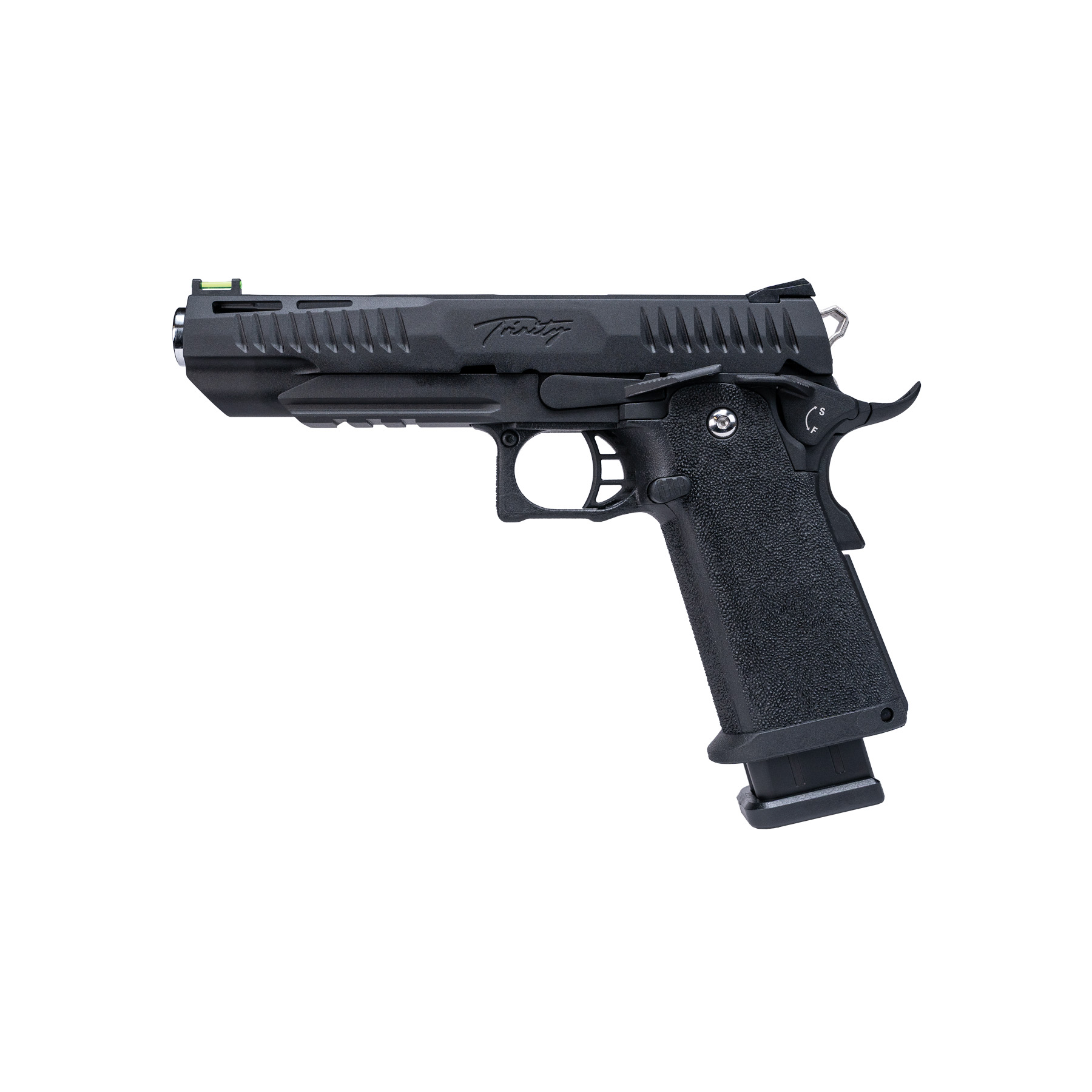 Modify Trinity-A Hi-Capa 5.1 GBB Softair Pistole, Black/Silver