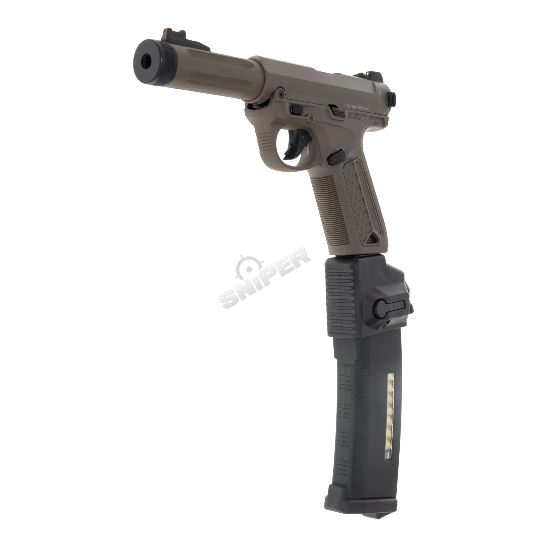 HPA Set Action Army AAP 01 + Bottle + Dominator US + PTS, Tan HPA Set Action Army AAP 01 + Dominator US + PTS, Tan