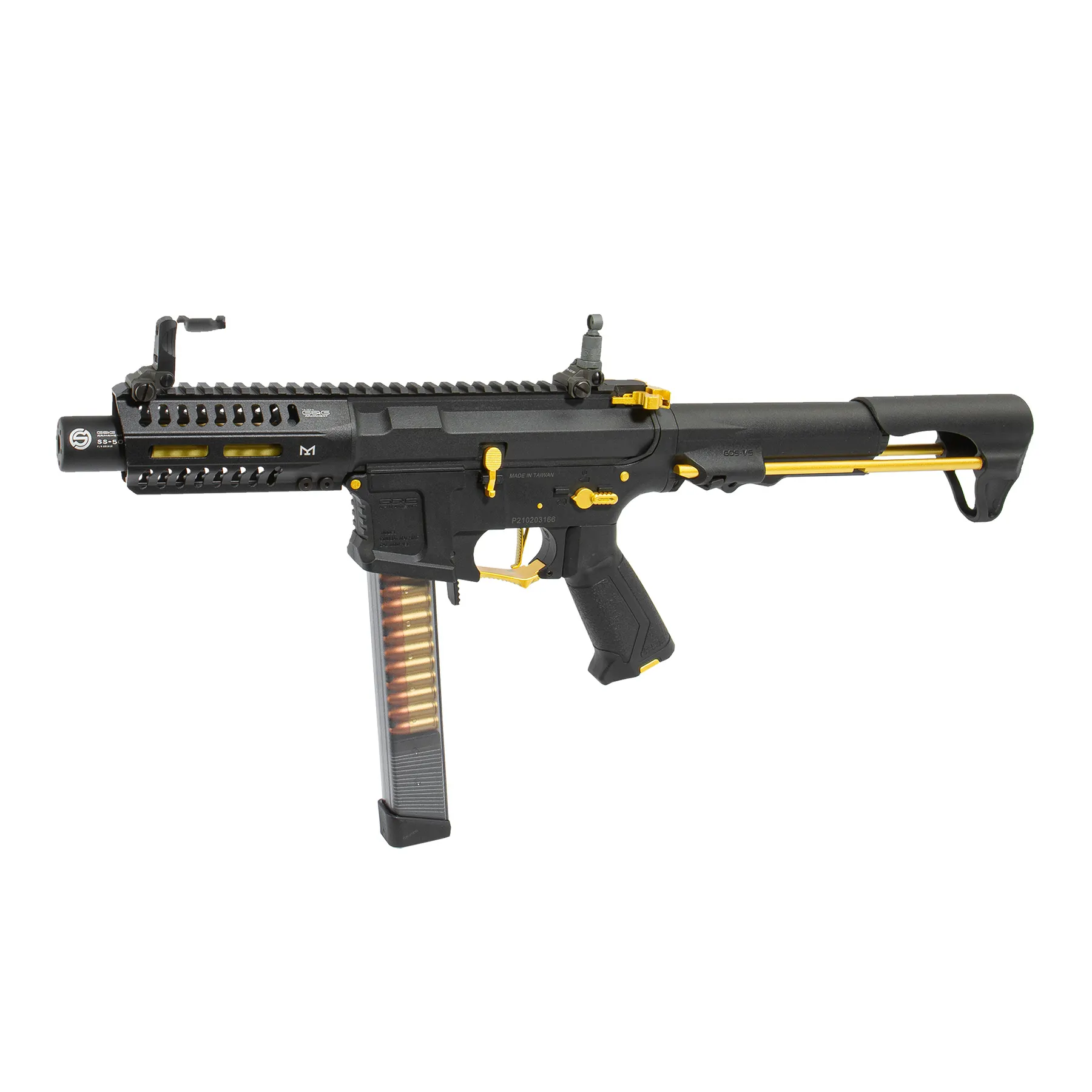 G&G ARP 9 Stealth (S)AEG, Gold