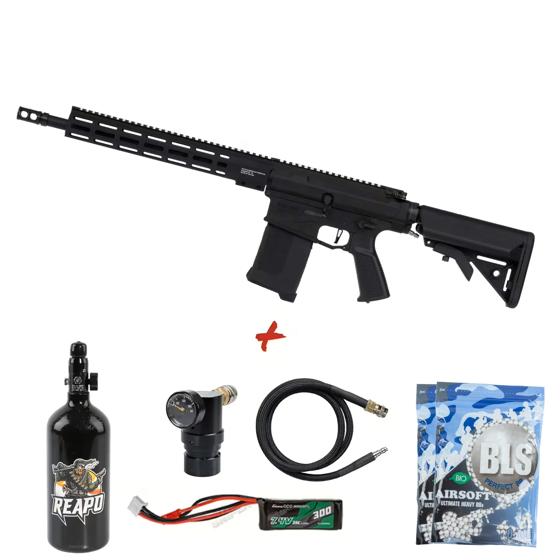 HPA Deal #1 - MTW PKG 308 Tactical Inferno Edition, Black HPA Deal #1 - MTW PKG 308 Tactical Inferno Edition, Black