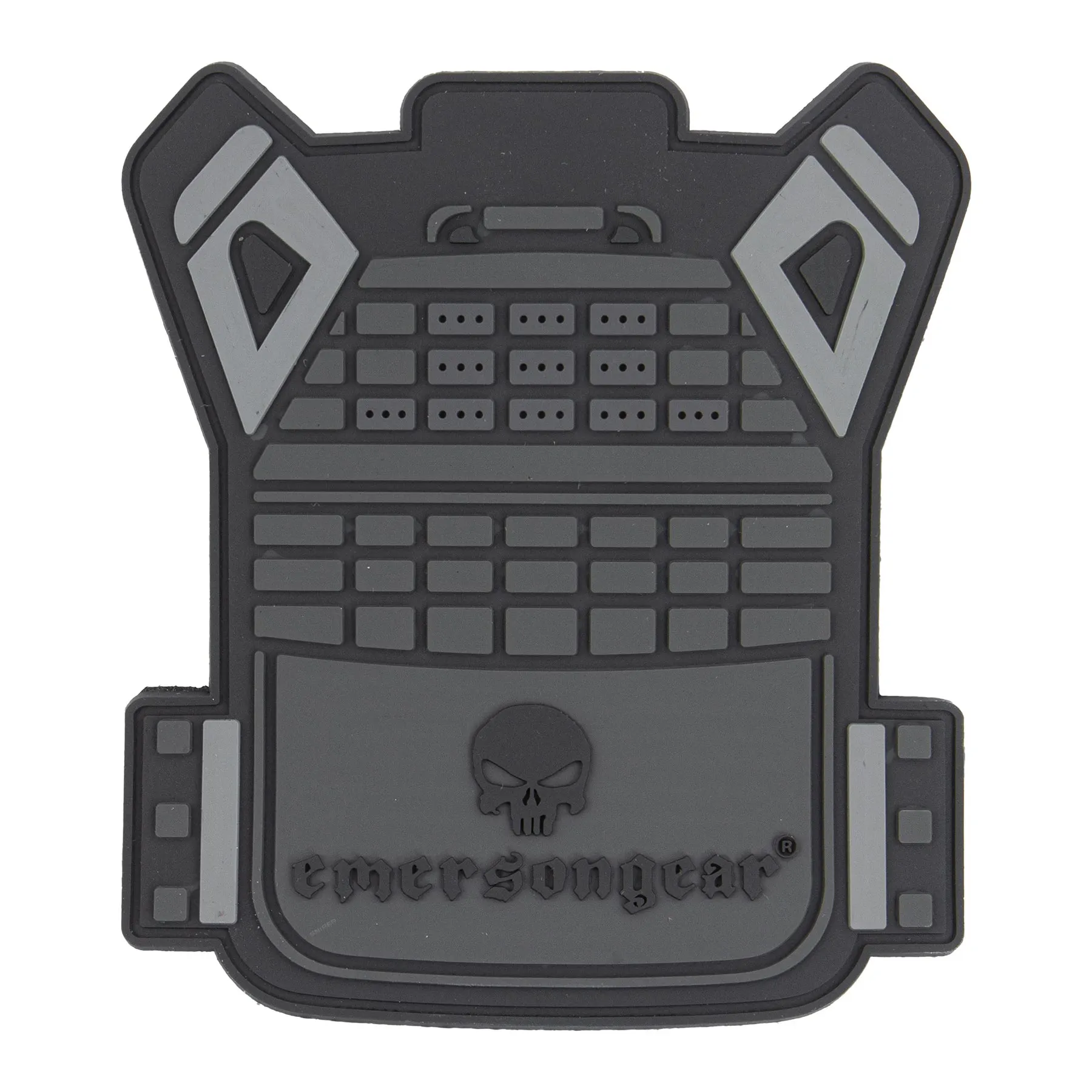 JPC Vest 3D PVC Patch, Grey