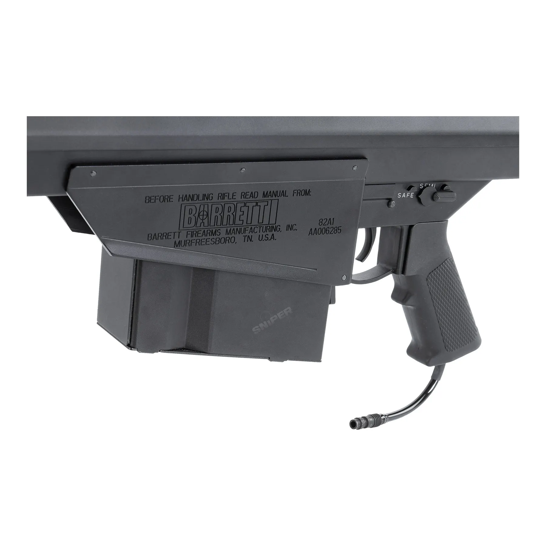 SAC Barrett Licensed M82A1 x Wolverine CQB Scharfschützengewehr HPA SAC Barrett Licensed M82A1 x Wolverine CQB Scharfschützengewehr HPA