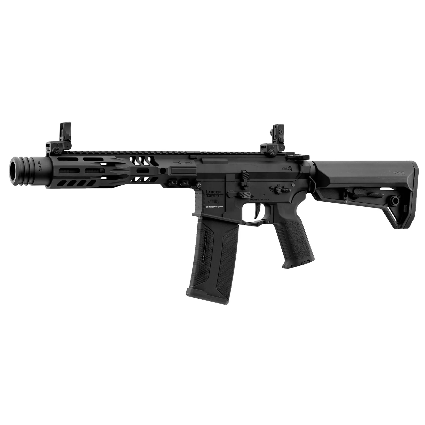 Lancer Tactical SLR 9" Gen.4 w/ Aster ETU (S)AEG, Black