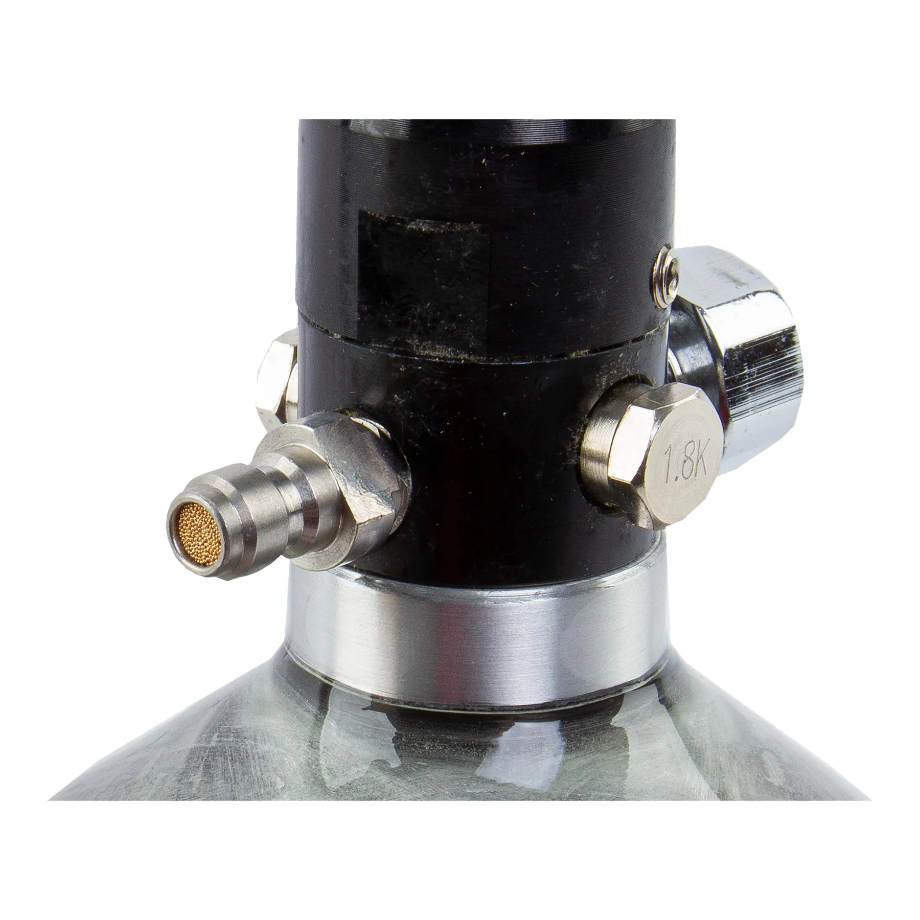 Carbon HPA Tank ink. Regulator, 0,8l, 4500 PSI Carbon HPA Tank ink. Regulator, 0,8l, 4500 PSI