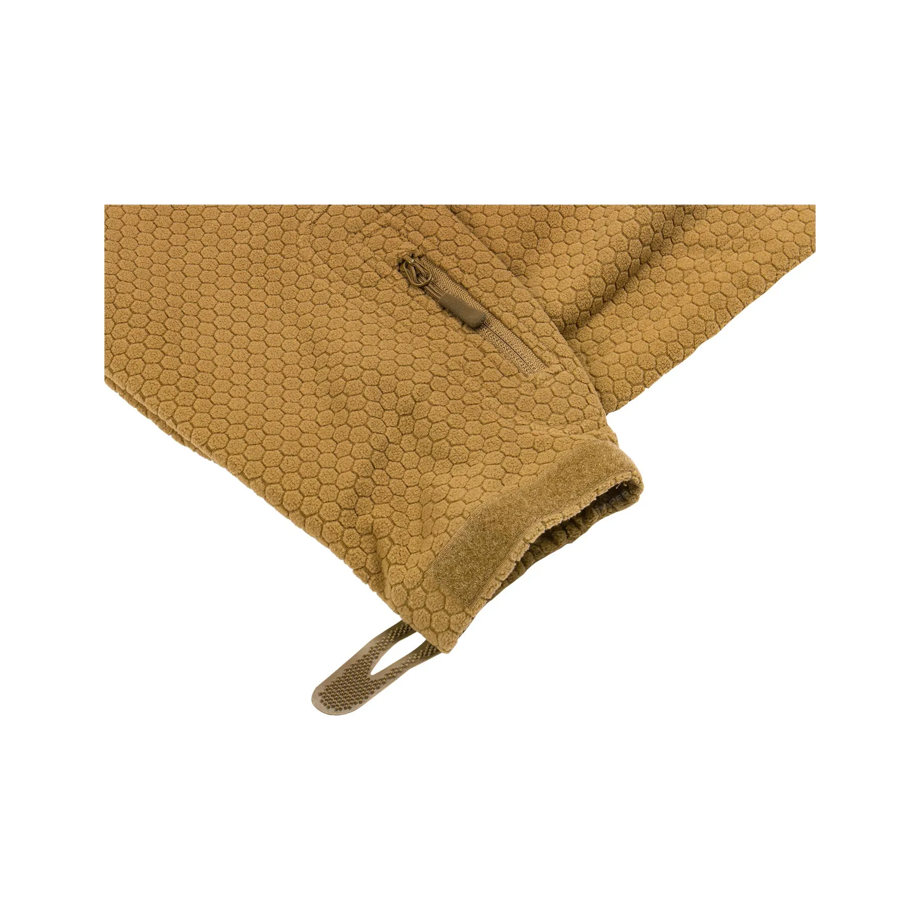 Hexagon Fleece Weste, Coyote Brown