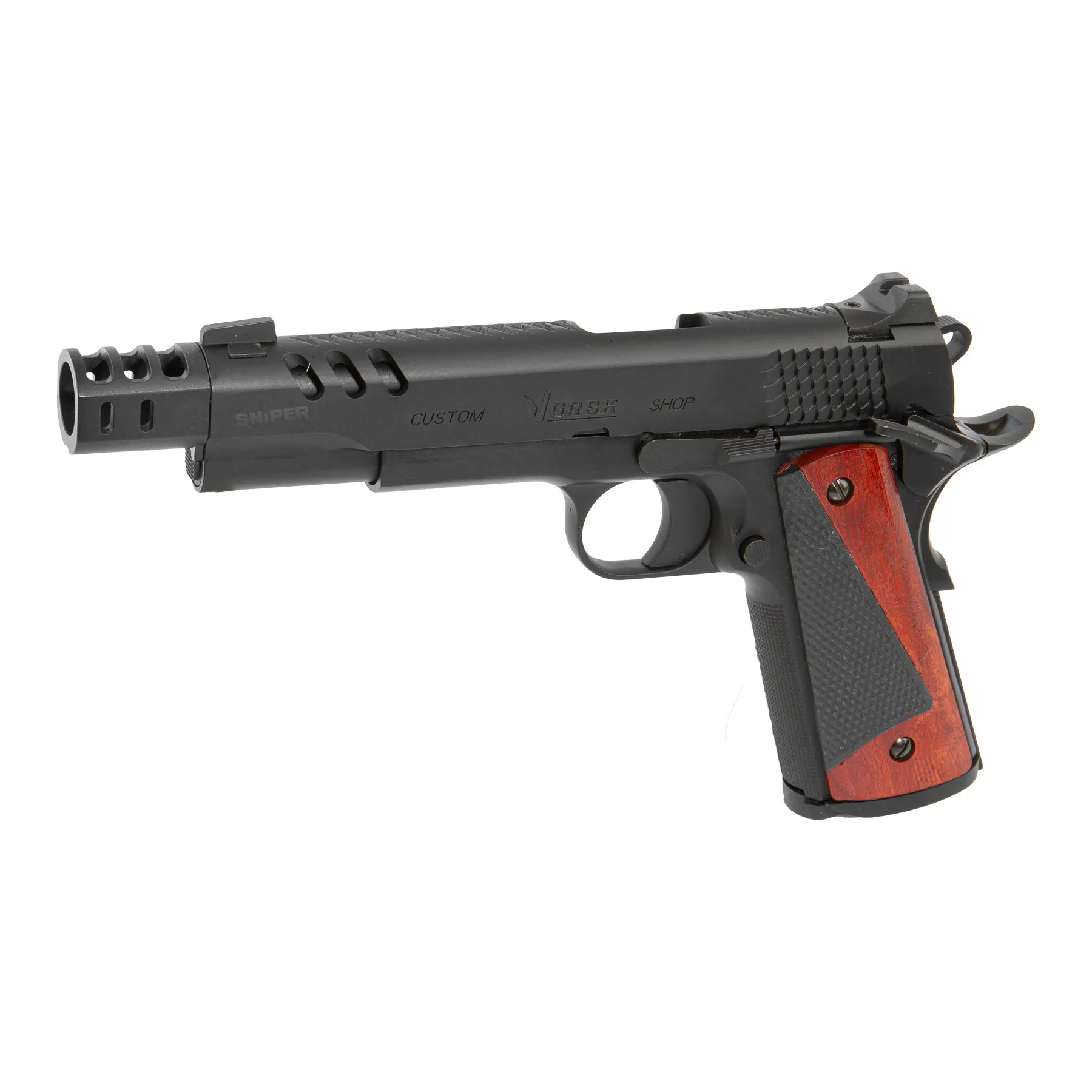 Vorsk CS Defender Pro MEU GBB, Bright Wood, Black