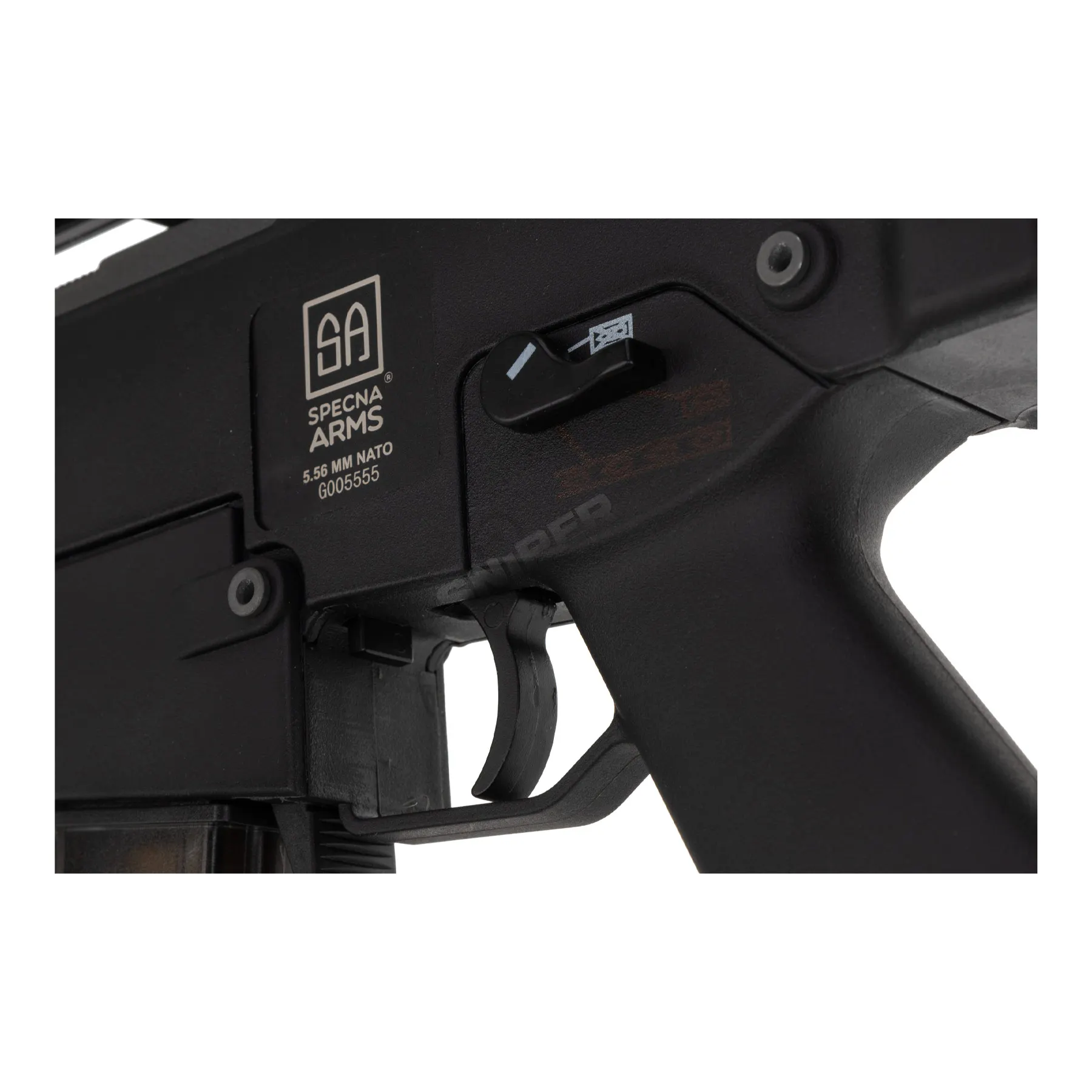 Einsteiger Set #1 - Specna Arms SA-G11 EBB Keymod Carbine < 0,5 Joule Softair Gewehr, Black Specna Arms SA-G11 EBB Keymod Carbine < 0,5 Joule Softair Gewehr, Black