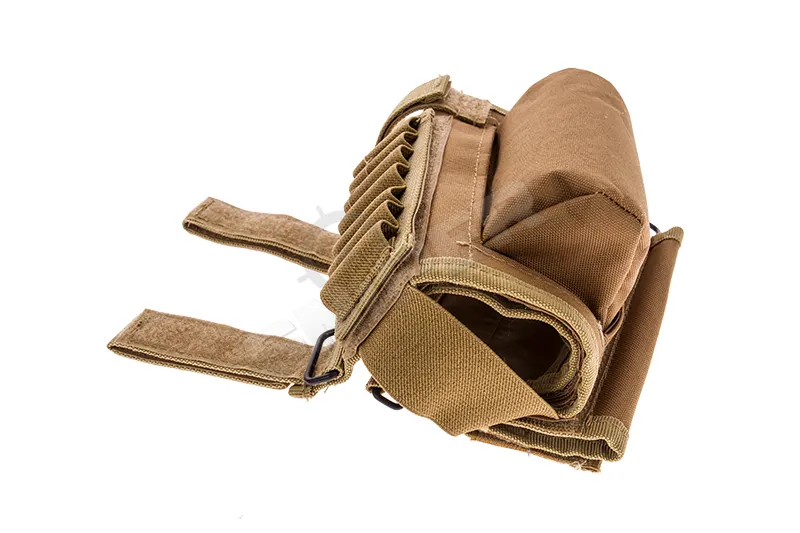 Sniper Rifle Ammo Stock Pouch, Tan