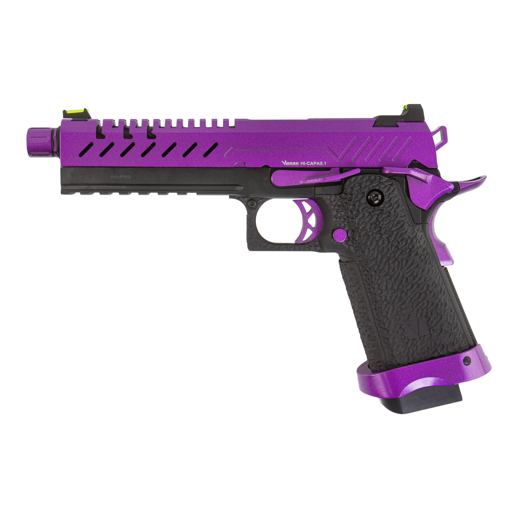 Vorsk Hi-Capa 5.1 Purple GBB Softair Pistole