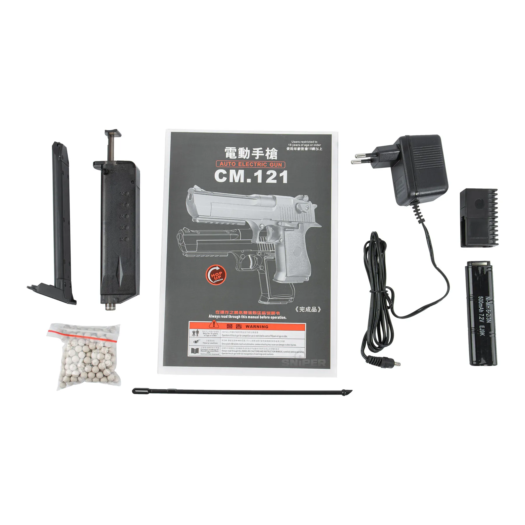 Cyma CM121 50 AE AEP < 0,5 Joule Softair Pistole