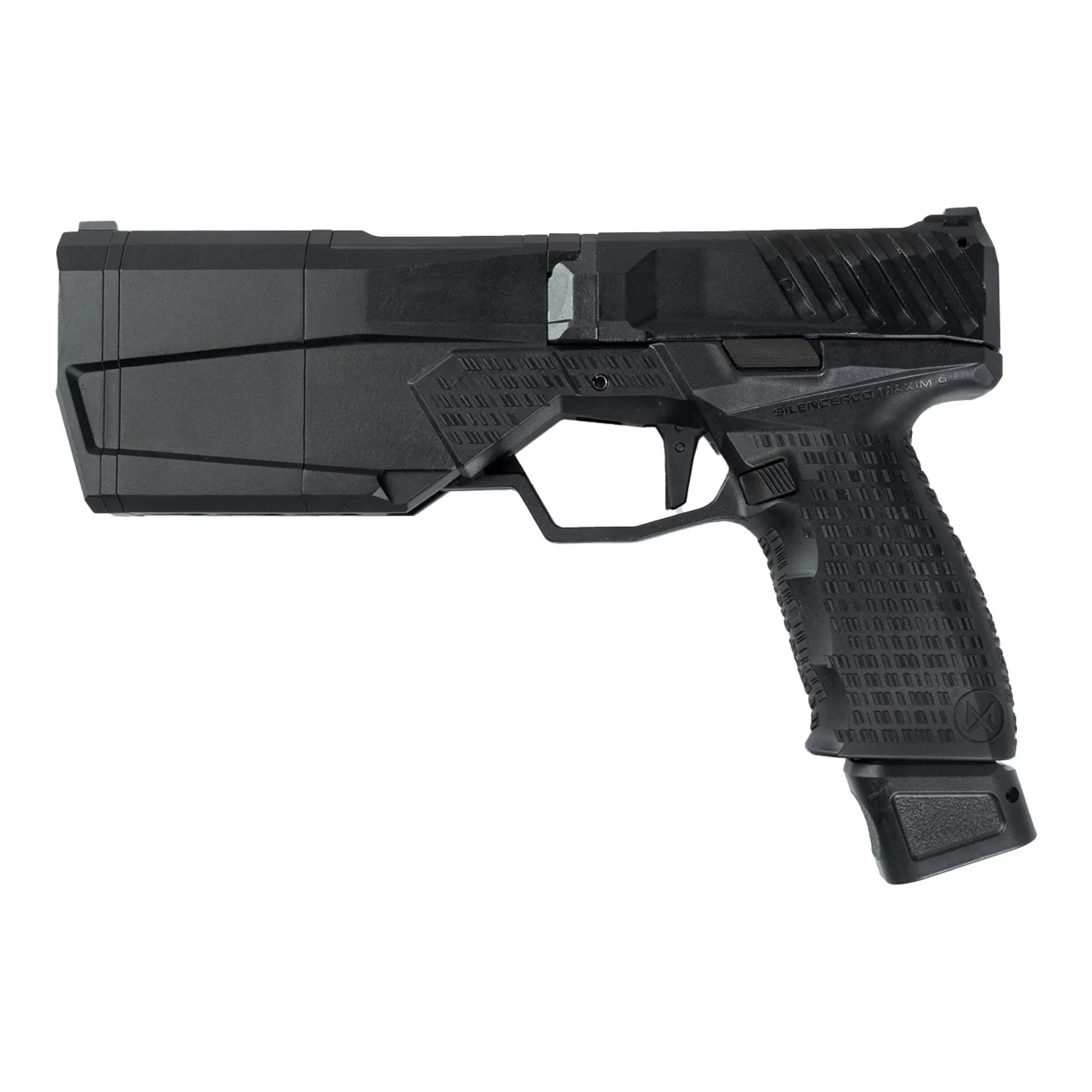 Krytac SilencerCo Maxim 9 Co2 Softair Pistole, Black