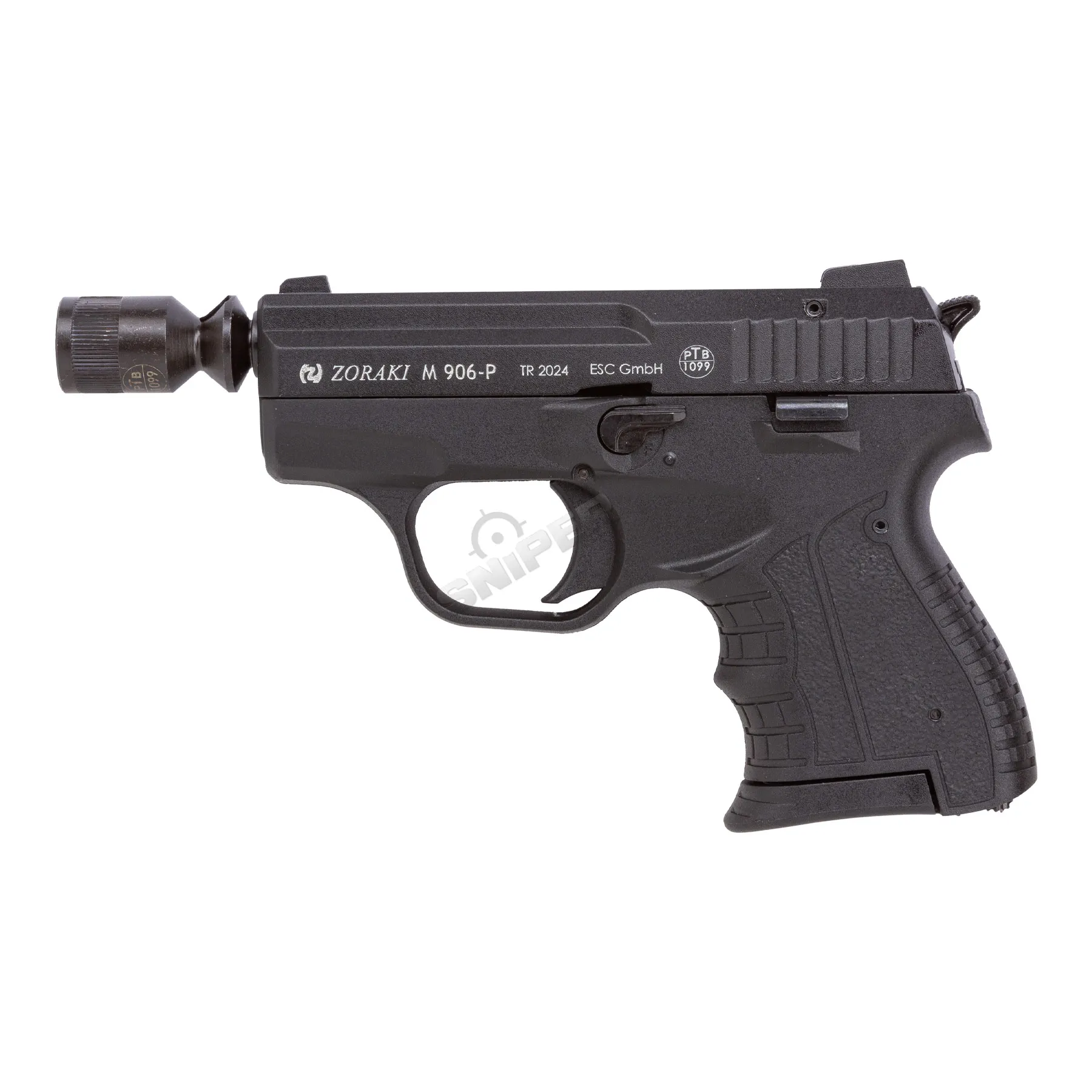 Zoraki 906 9mm P.A.K. Schreckschusspistole, Black