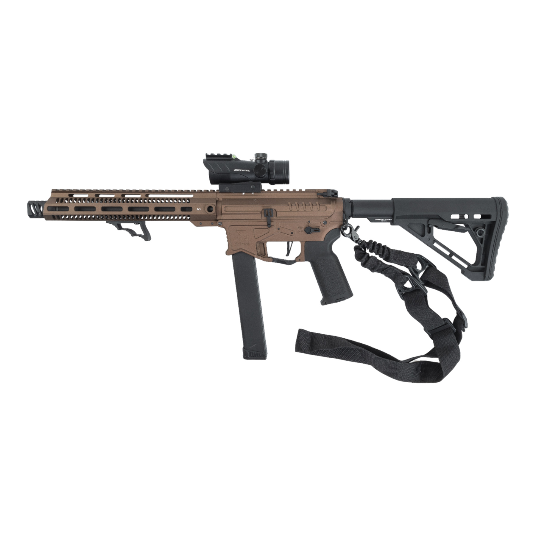 Prep my Airsoft - Zion Arms PW9 M-Lok 10" (S)AEG, Chocolate