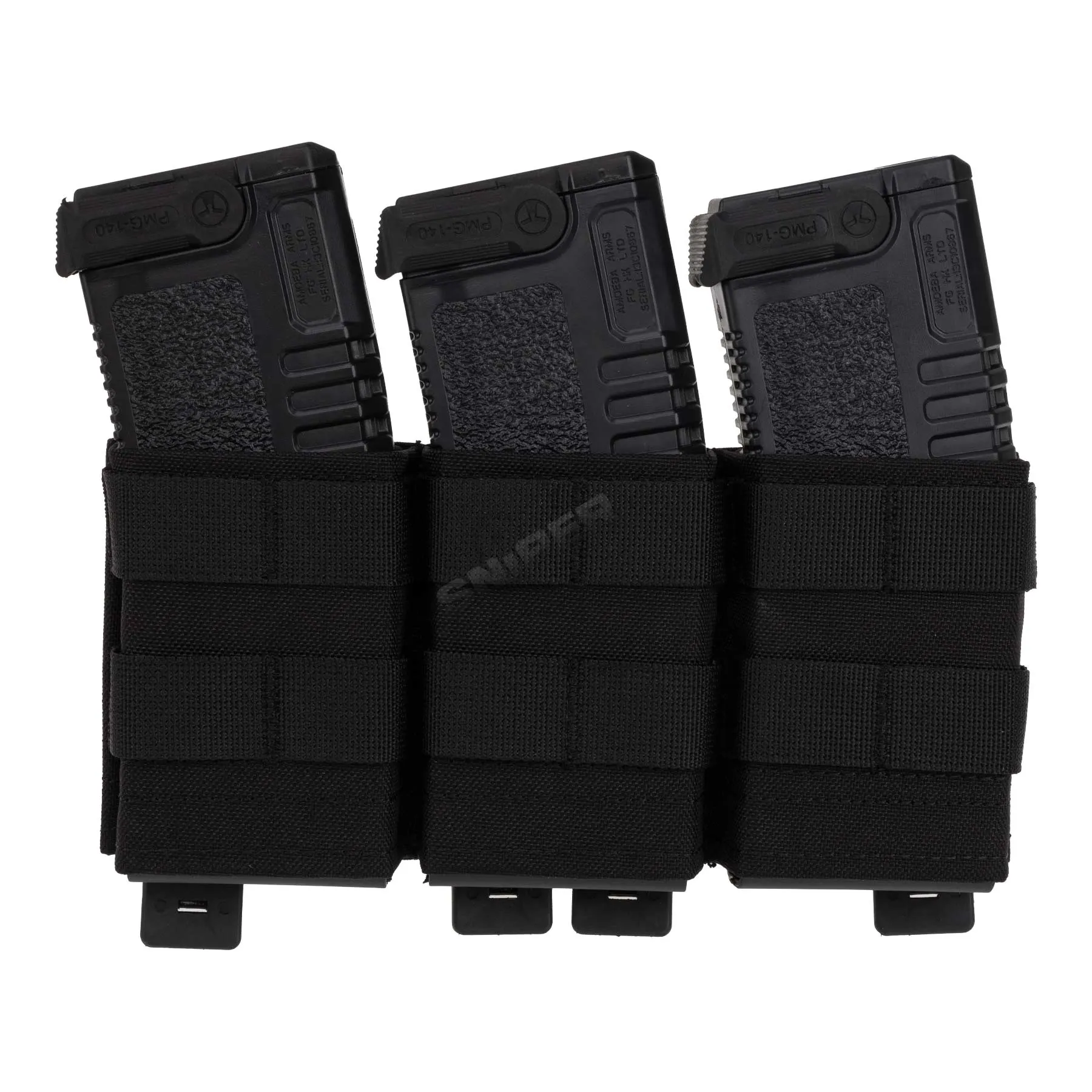 Reapo Triple Open Mag Pouch, Black Reapo Triple Open Mag Pouch, Black