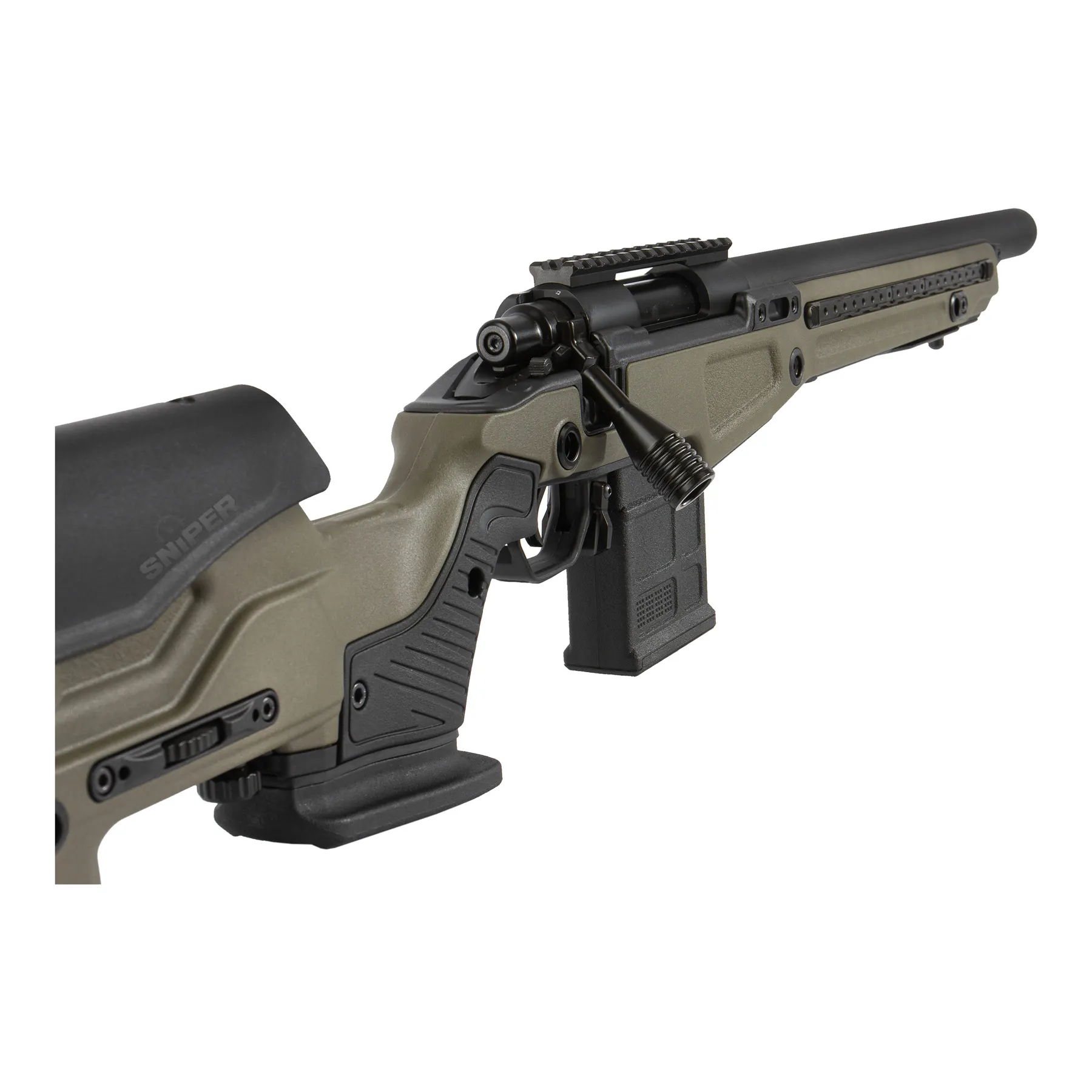 AAC T10 Short Bolt Action Sniper Rifle, OD