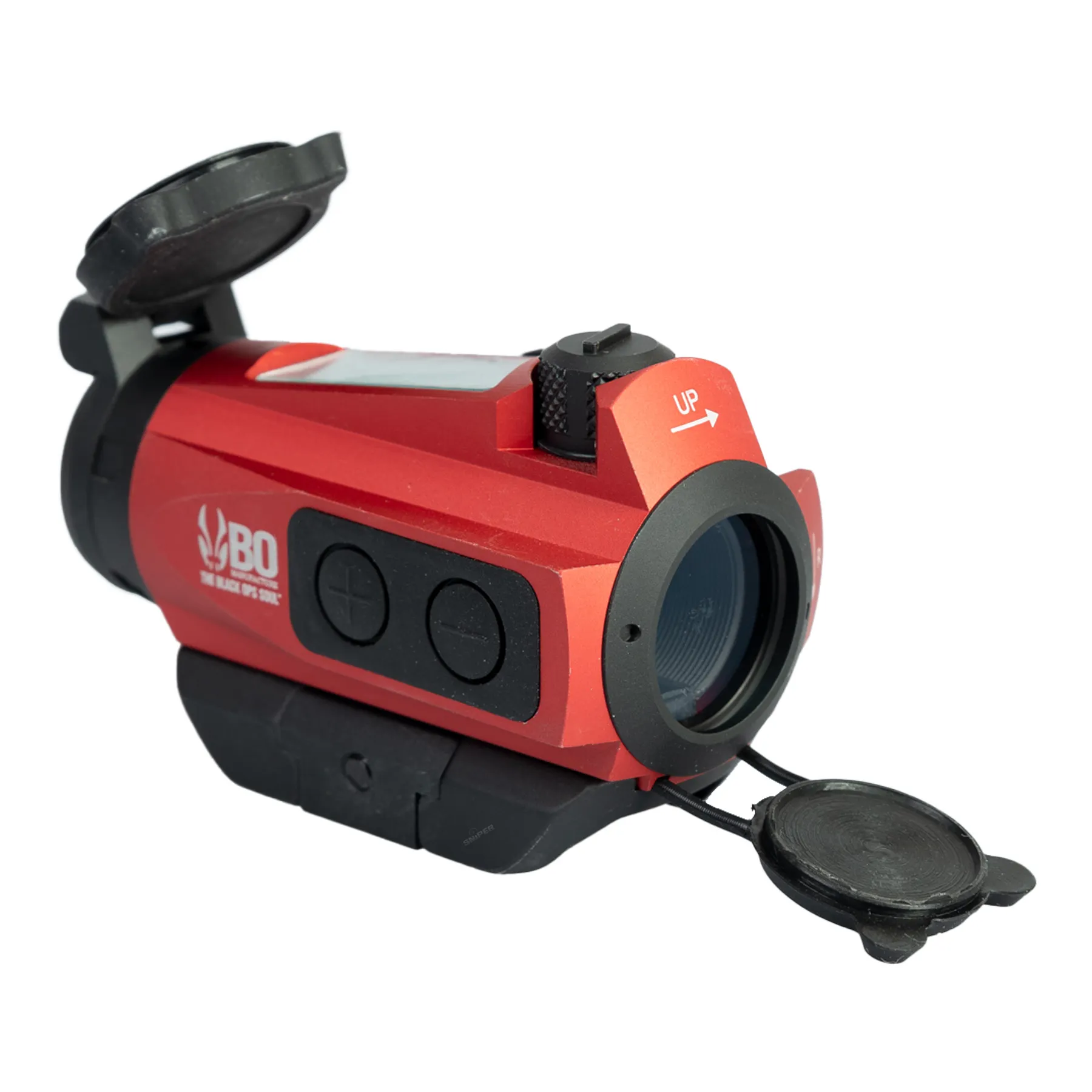 BO Solar X-1 Low Red Dot Visier, Red