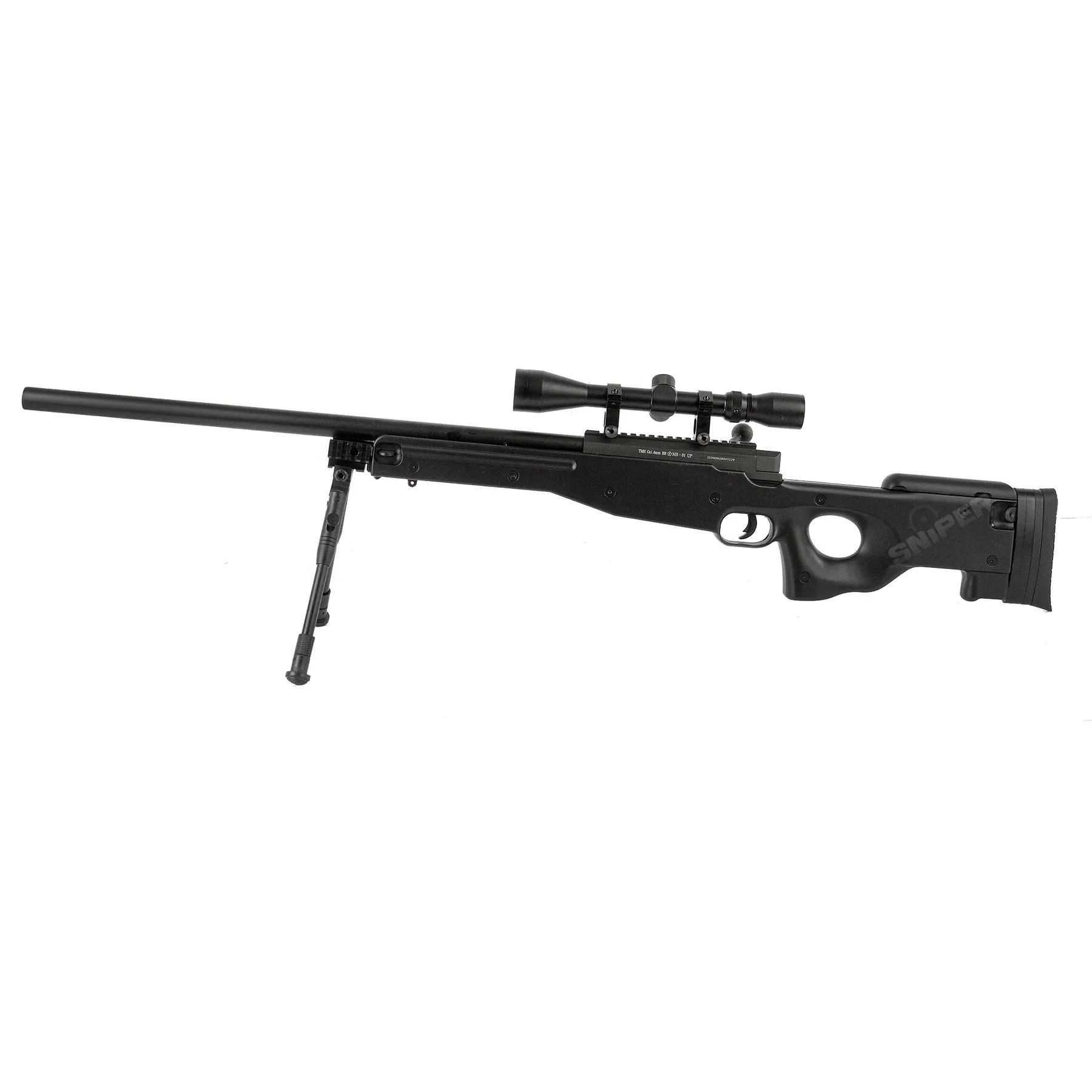 L96 Scharfschützengewehr Upgraded Rifle Set, Black