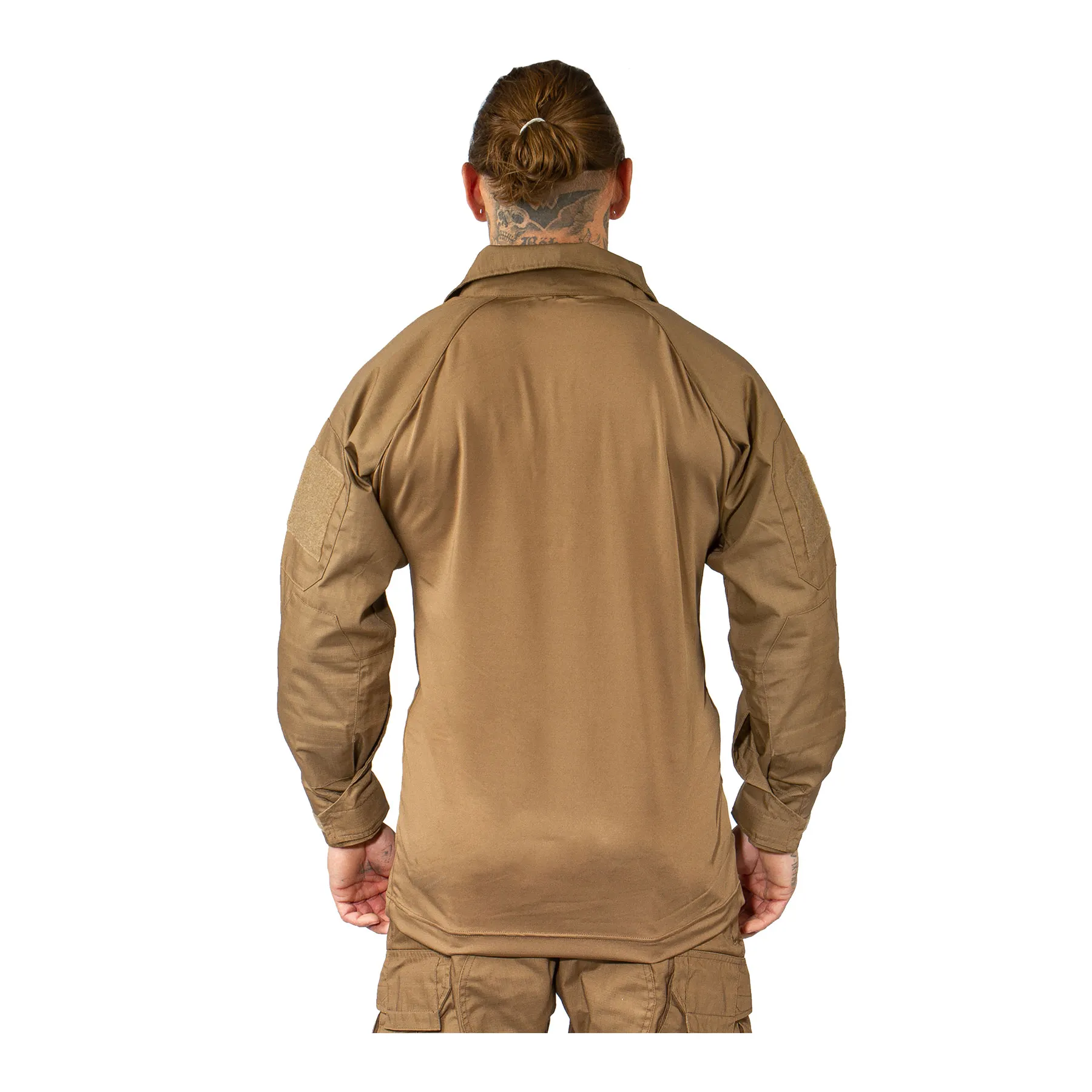 Tactical Combat Shirt, Wolf Brown M Tactical Combat Shirt, Wolf Brown S