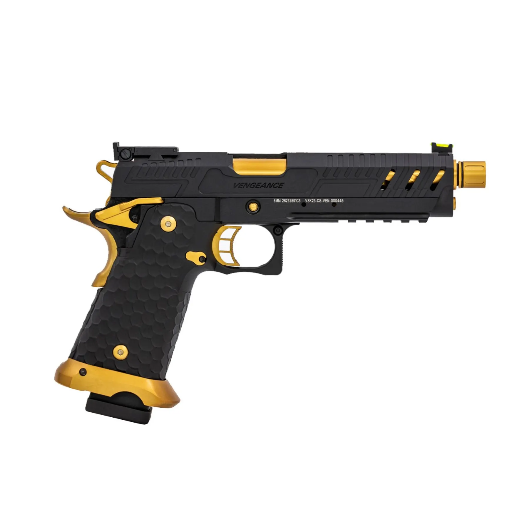 Vorsk Hi-Capa 5.1 Gold Match GBB Softair Pistole