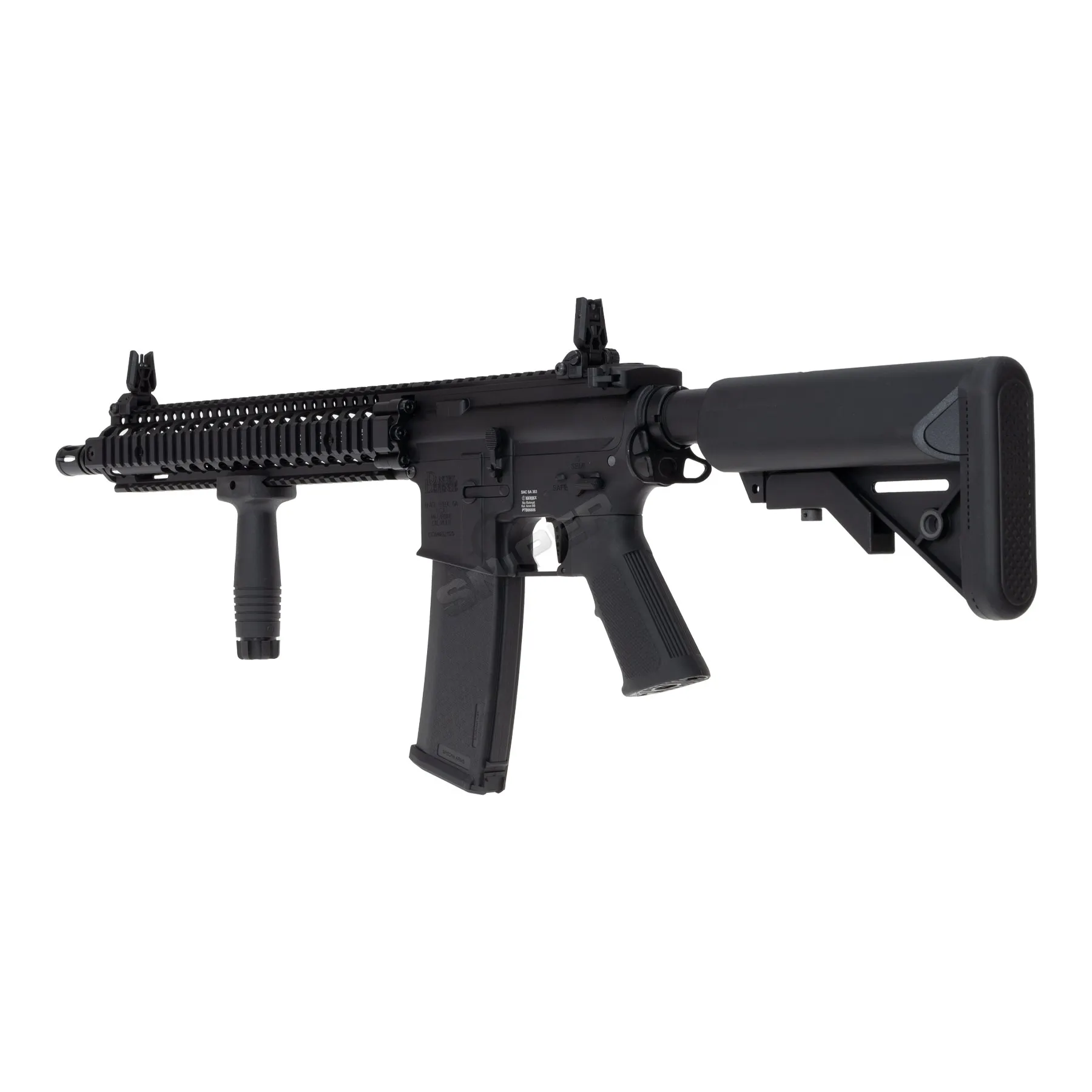 SAC X SA-E26 Edge Daniel Defense MK18 (S)AEG, Black