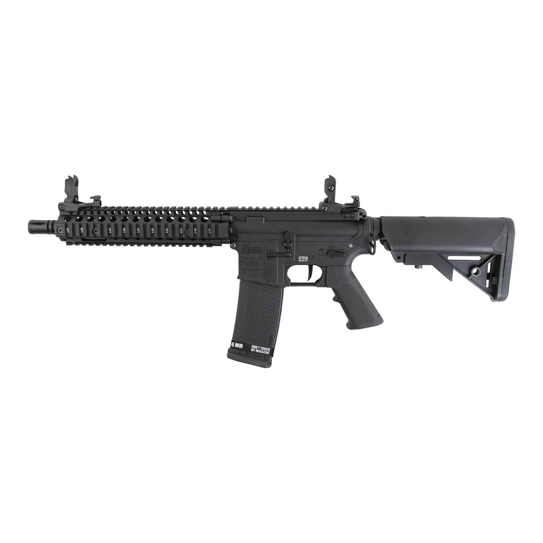 SAC x SA-E19 Edge Daniel Defense MK18 (S)AEG, Black