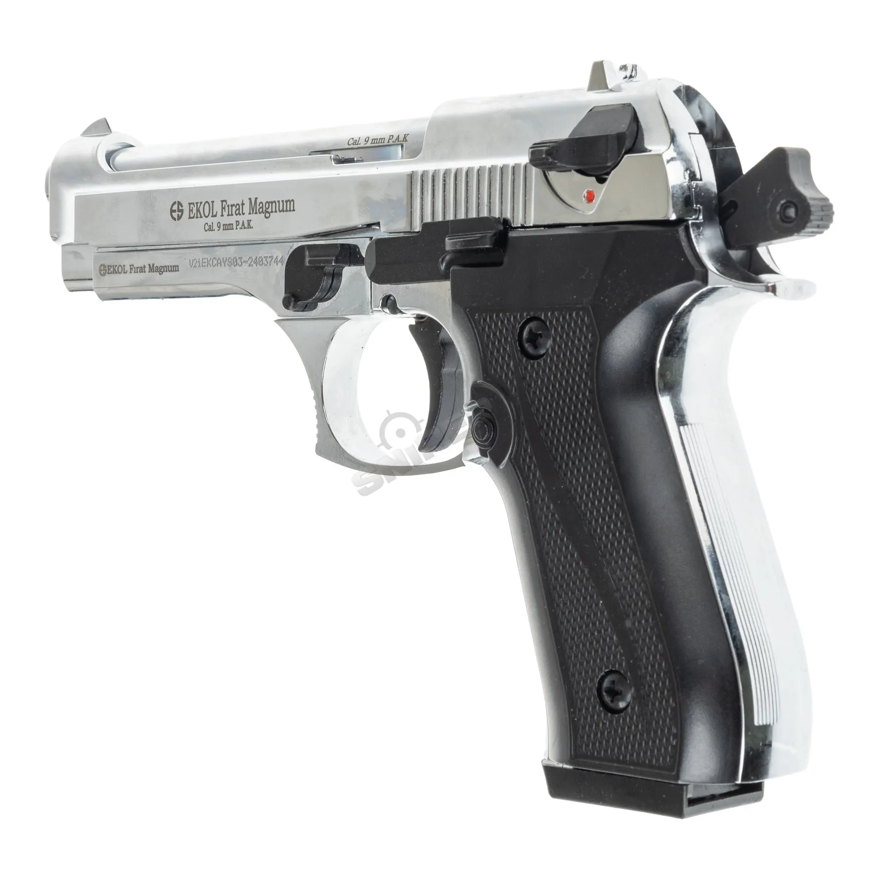 EKOL Firat 9mm P.A.K. Schreckschusspistole, Chrome