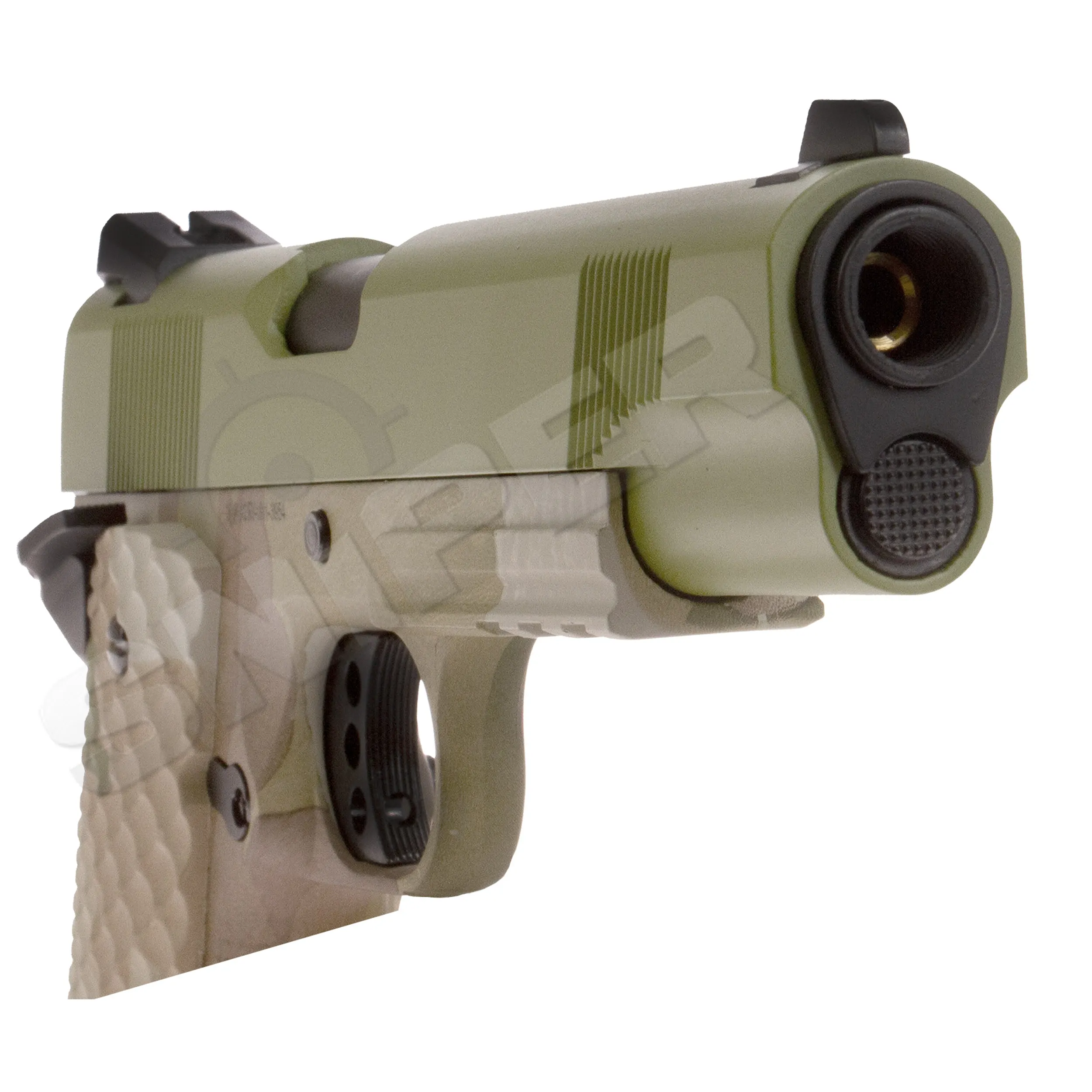 Raven 1911 MEU Railed GBB, Camo/Green