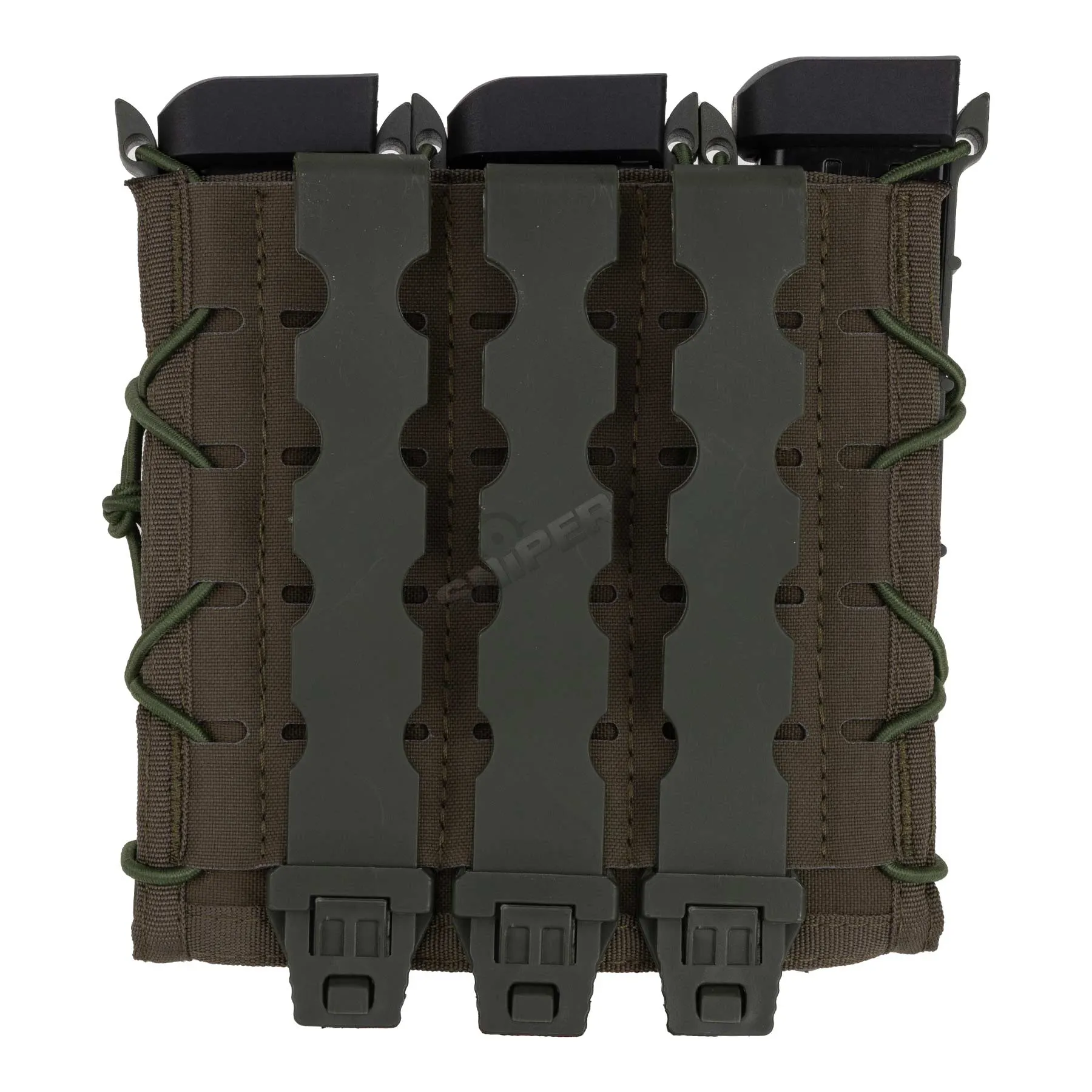 Reapo Triple Quick Pull Long Mag Pouch, Ranger Green
