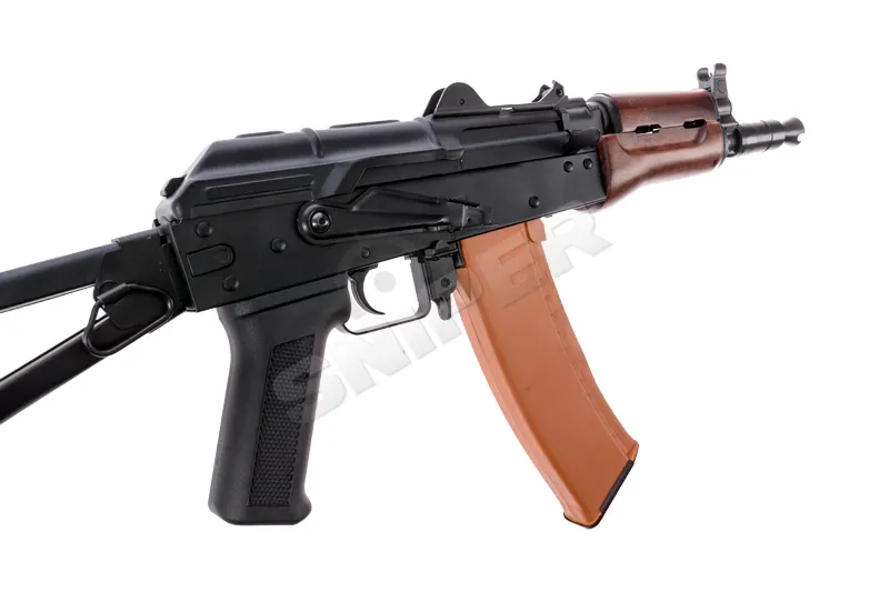 AK74U Steel/Wood Mosfet (S)AEG, Black