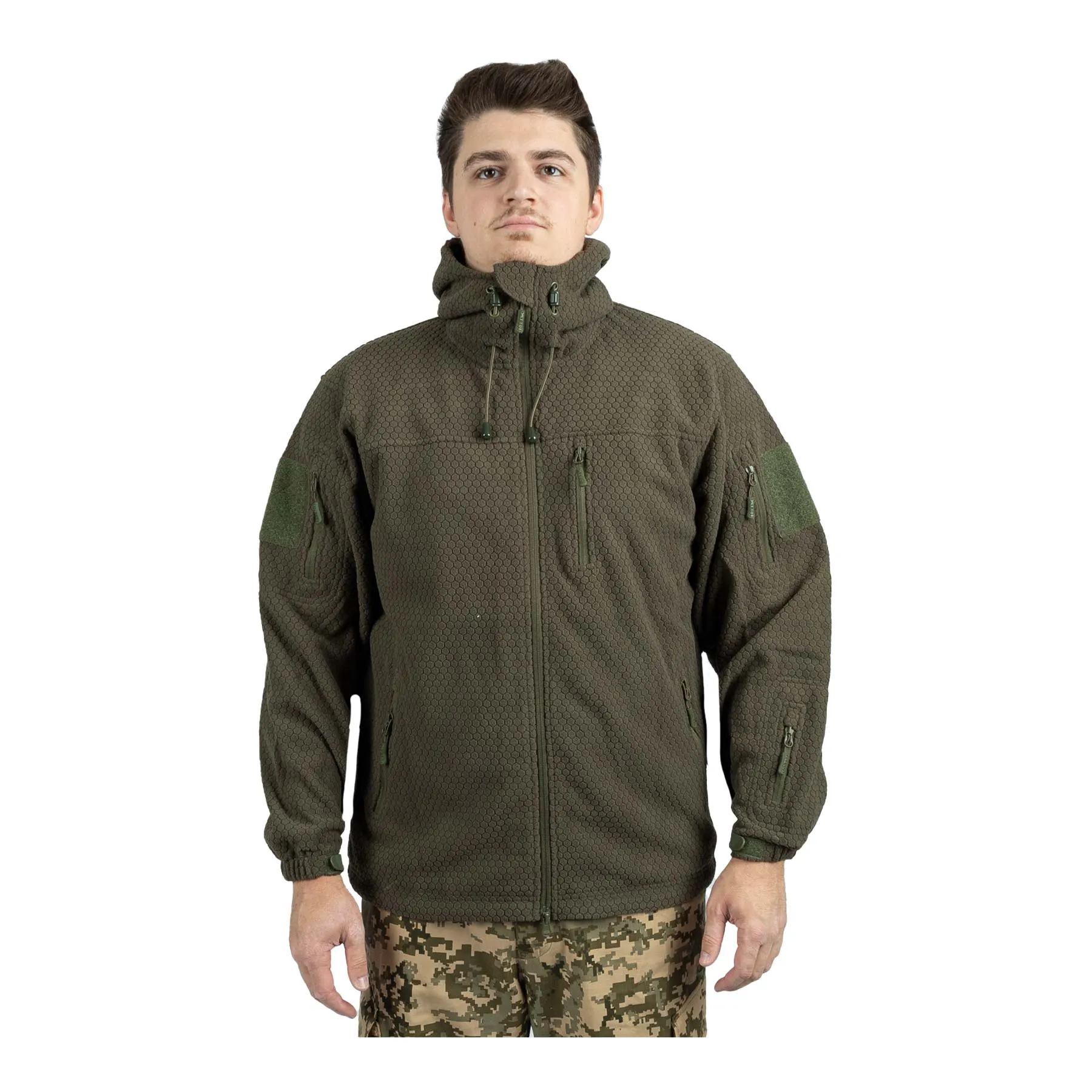 Hexagon Fleece Weste, Ranger Green