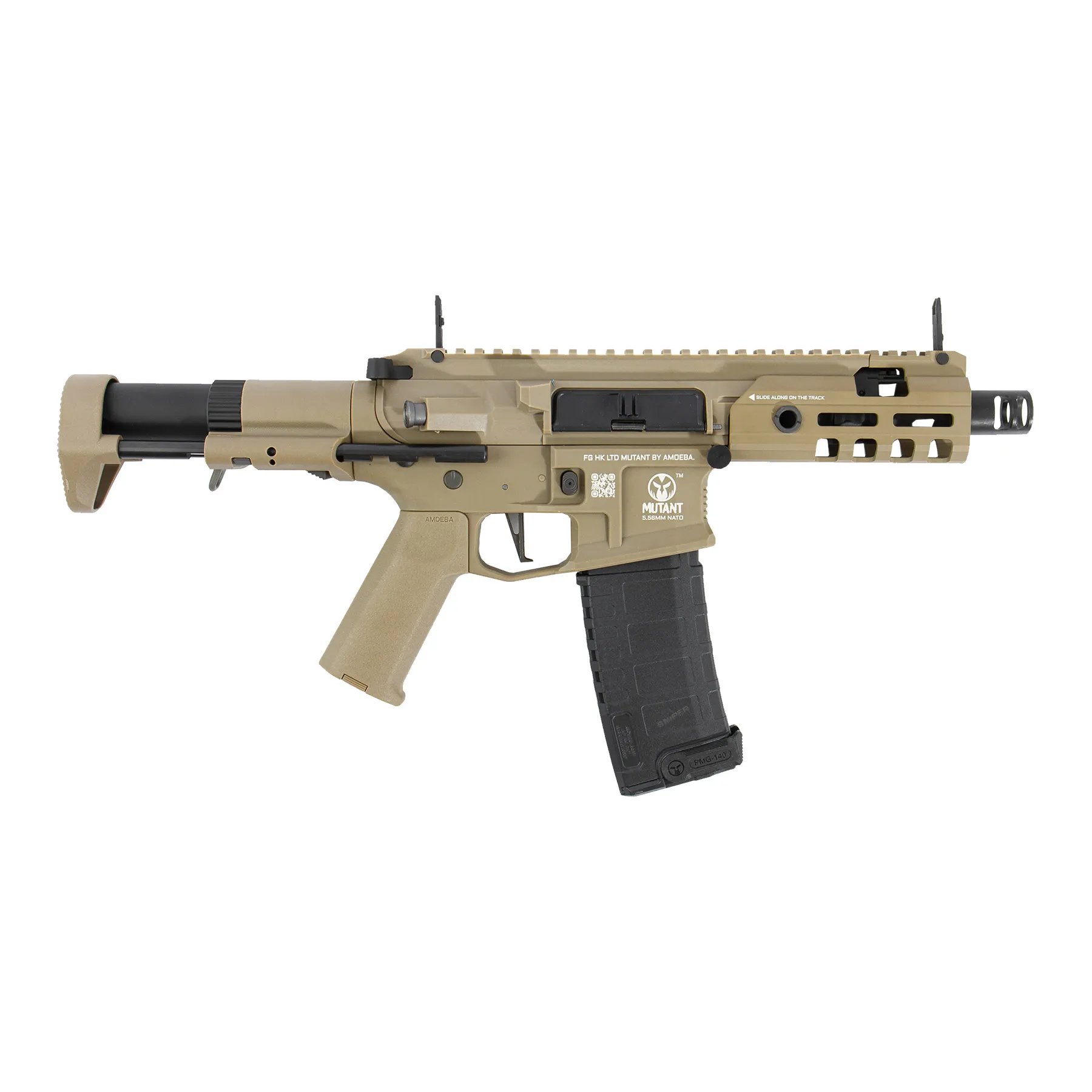Ares Amoeba M4 Mutant AMM5 EFCS (S)AEG, Dark earth